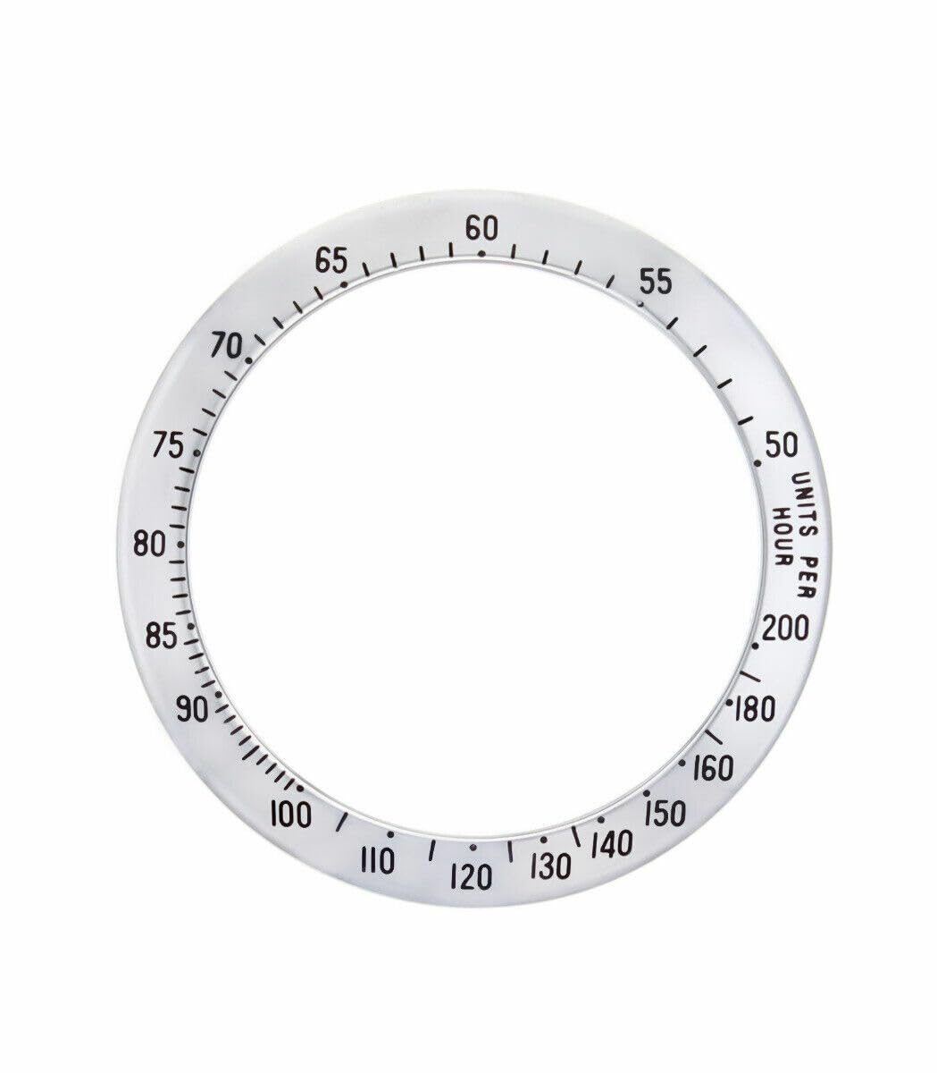 Rolex Daytona 6265 Watch Bezel Insert Replacement - Stainless Steel Compatible Watch Part (200 Units/Hour) | Perfect for Watch Repair, Restoration & Customization