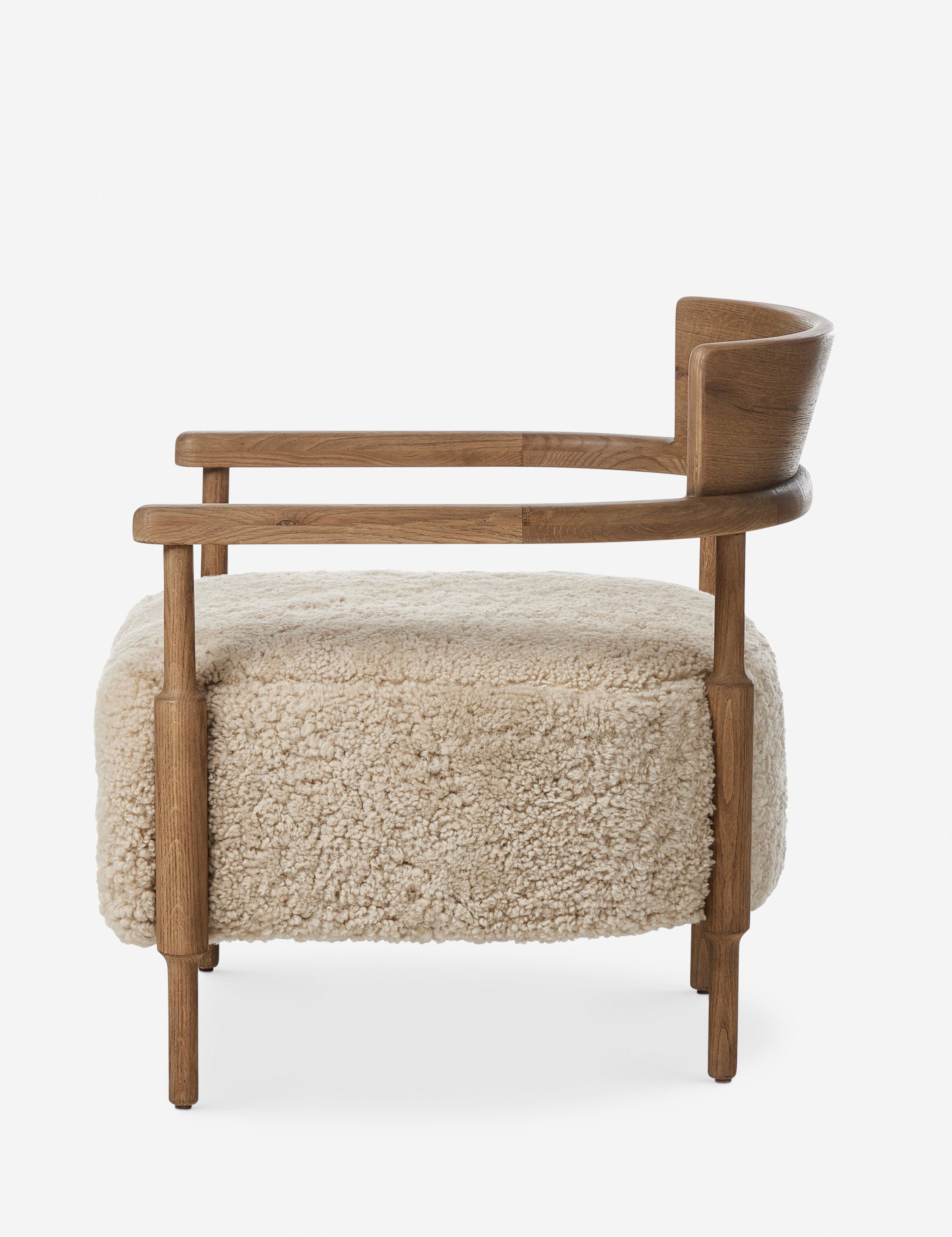 Amber Lewis x Four Hands Bennett Accent Chair - Modern Upholstered Lounge Chair for Living Room, Bedroom & Office - Stylish Home Decor Furniture for Relaxing & Reading