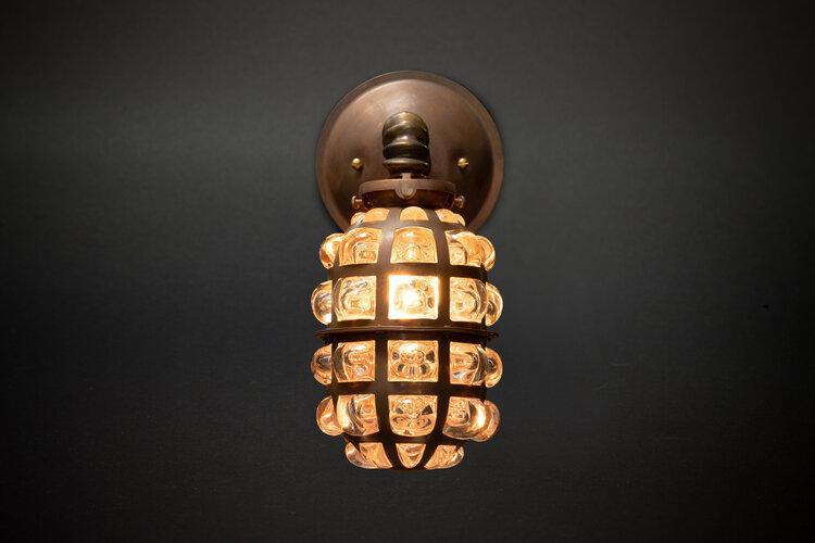 Evan Chambers Pill Sconce Wall Lamp - Modern Plug-in Wall Light Fixture for Bedroom, Living Room & Hallway Lighting