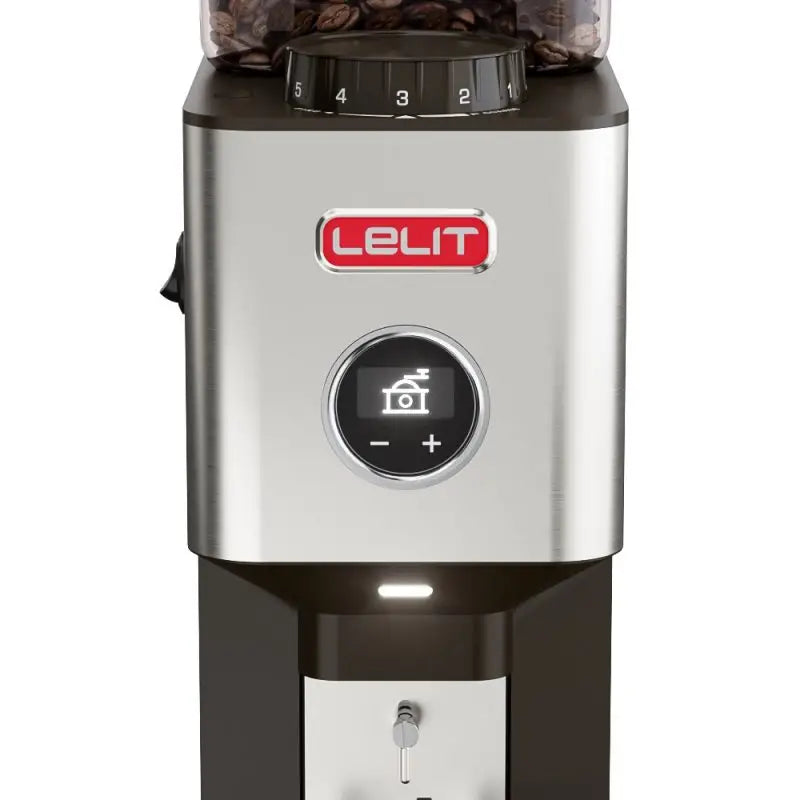 Lelit William Espresso Coffee Grinder - Professional Conical Burr Grinder for Home Baristas | Perfect for Espresso, French Press, and Pour Over Coffee Brewing