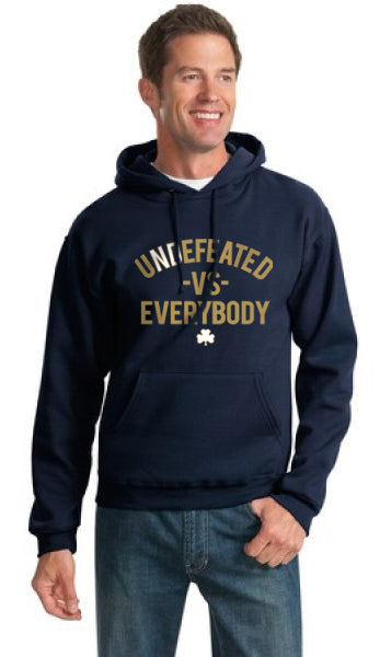 Undefeated vs Everybody Hoodie Sweatshirt - Streetwear Fashion for Men & Women - Perfect for Casual Wear, Gym, and Urban Street Style