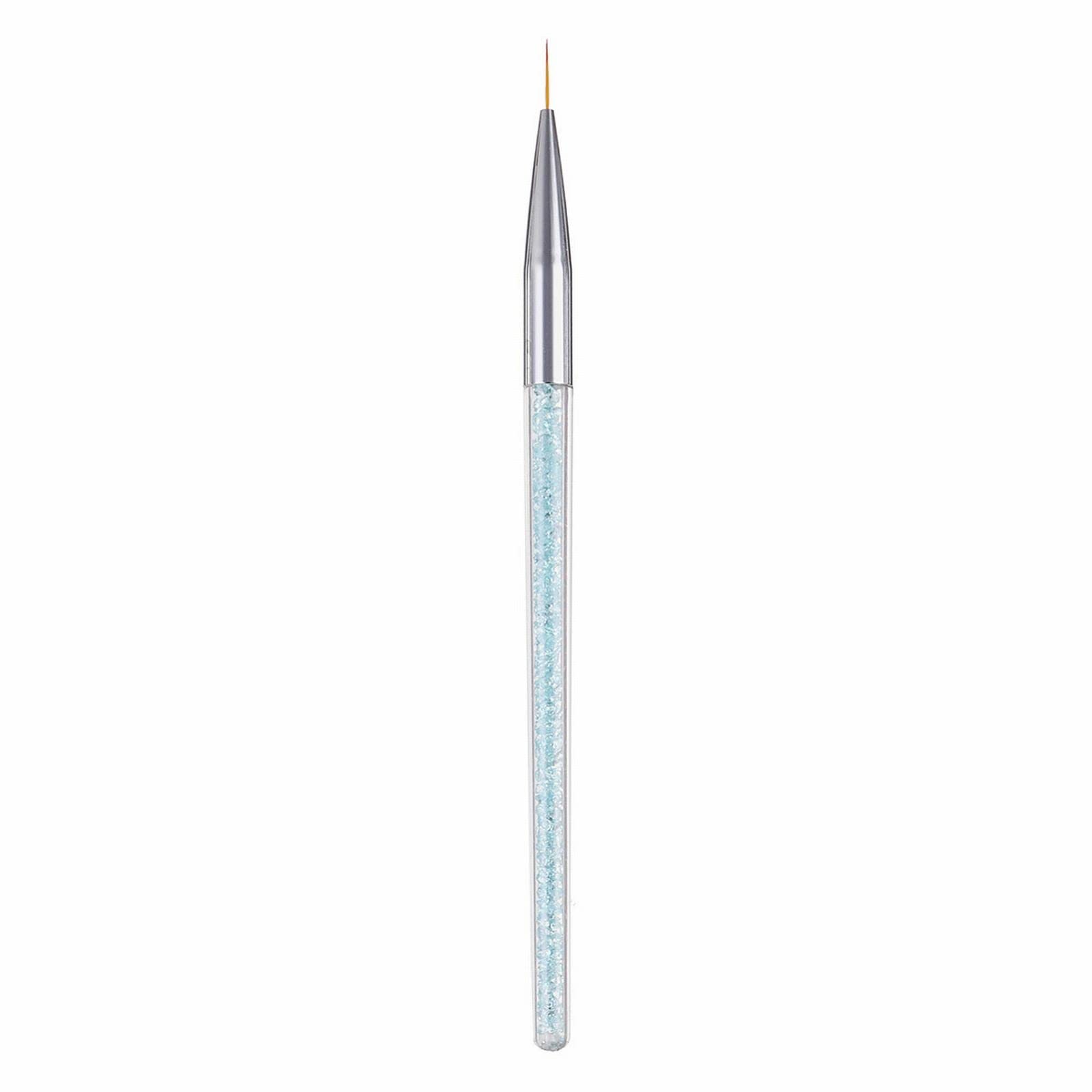 **Professional Nail Drill Bits & Crystal Color Painting Pen Set - Easy to Use Thermal Gel Pens for Nail Art, Line Drawing & Dyeing (Blue, One Size) - Perfect for Salon, Home Manicure & DIY Nail Designs**