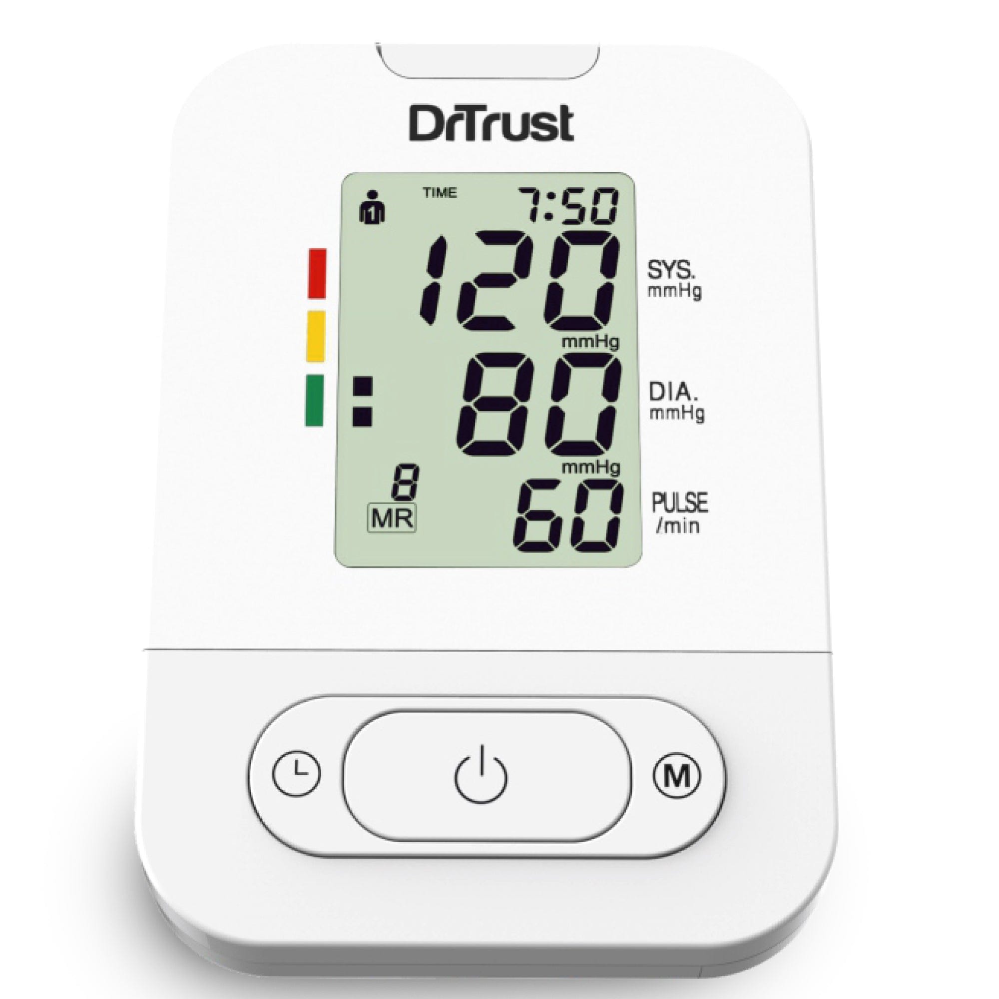 Dr Trust USA Digital Blood Pressure Monitor - Fully Automatic Upper Arm BP Machine with Accurate Readings for Home Use | Ideal for Daily Health Tracking & Senior Care