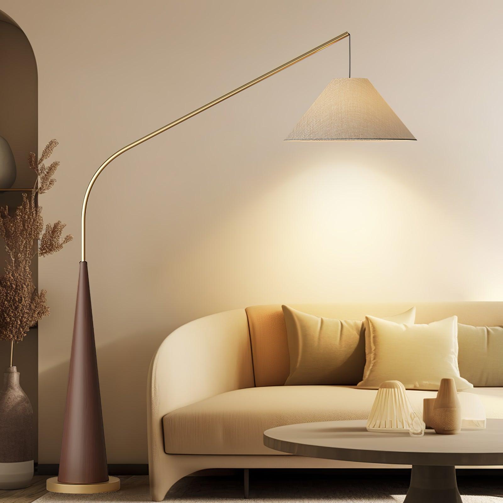 Gibson Arc Floor Lamp - Modern Adjustable LED Light for Living Room, Bedroom & Office - Perfect for Reading, Working & Ambient Lighting