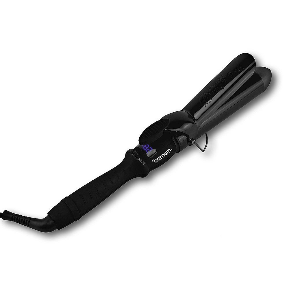 Professional Barnum Magnesium Curling Iron 38mm - 1.5 Inch Barrel for Long Lasting Beach Waves & Voluminous Curls - Salon Quality Hair Styling Tool for Home Use & Professional Stylists