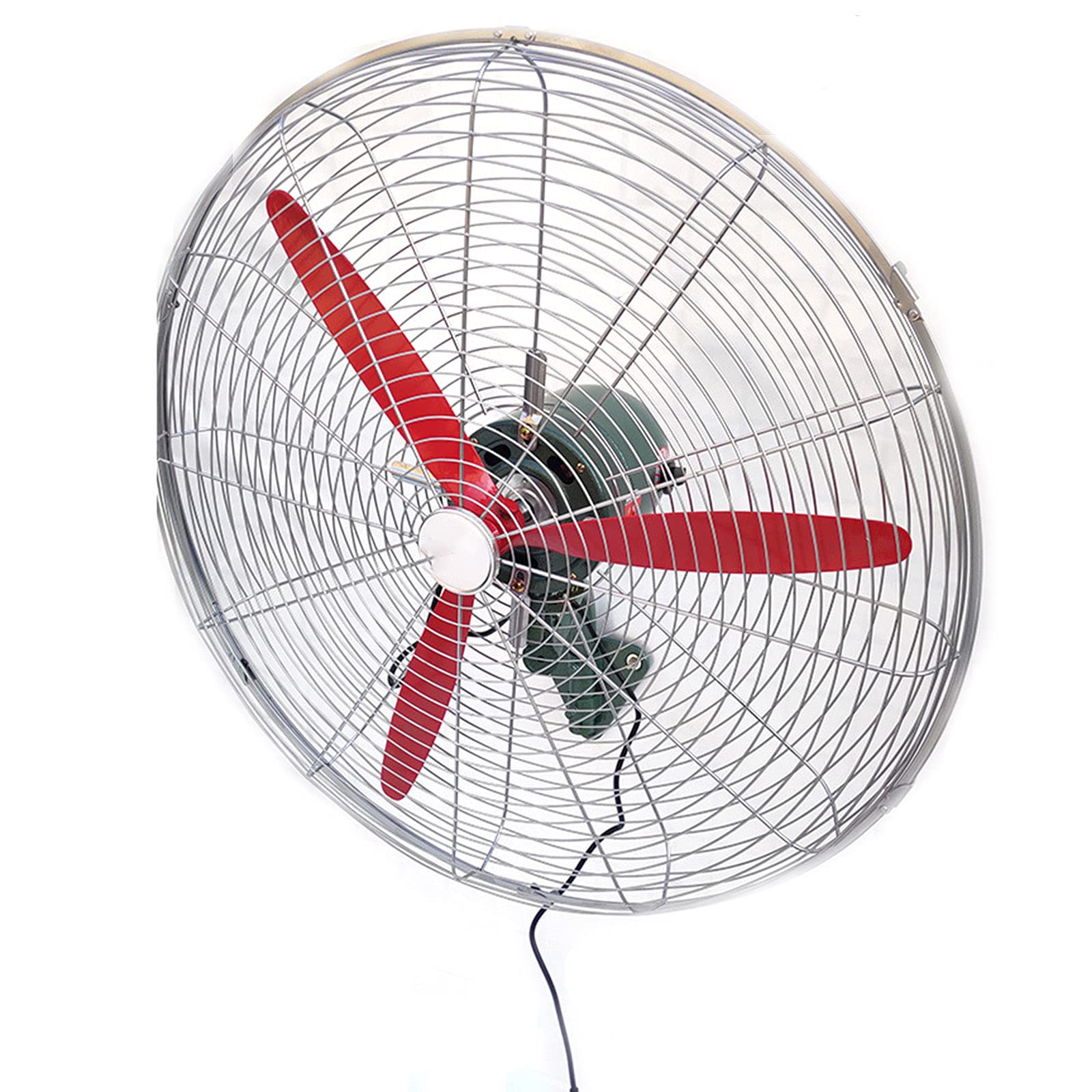 **CABB Industrial Fan - Heavy Duty Commercial Electric Floor/Wall Fan with High Power & Large Airflow - Perfect for Warehouses, Factories, Workshops & Large Spaces**