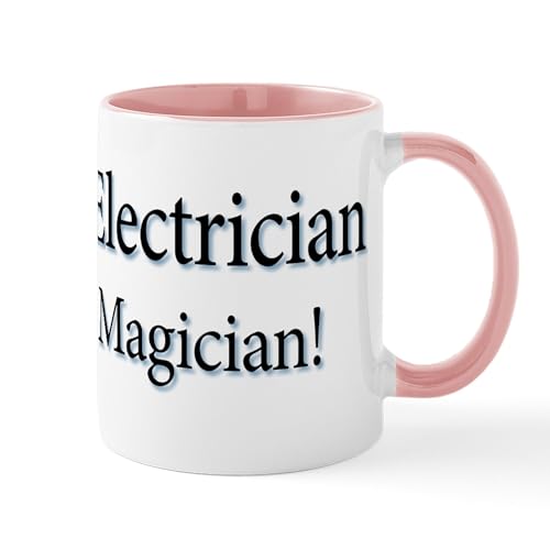 White/Pink Inside - I'm An Electrician Not A Magi Mug