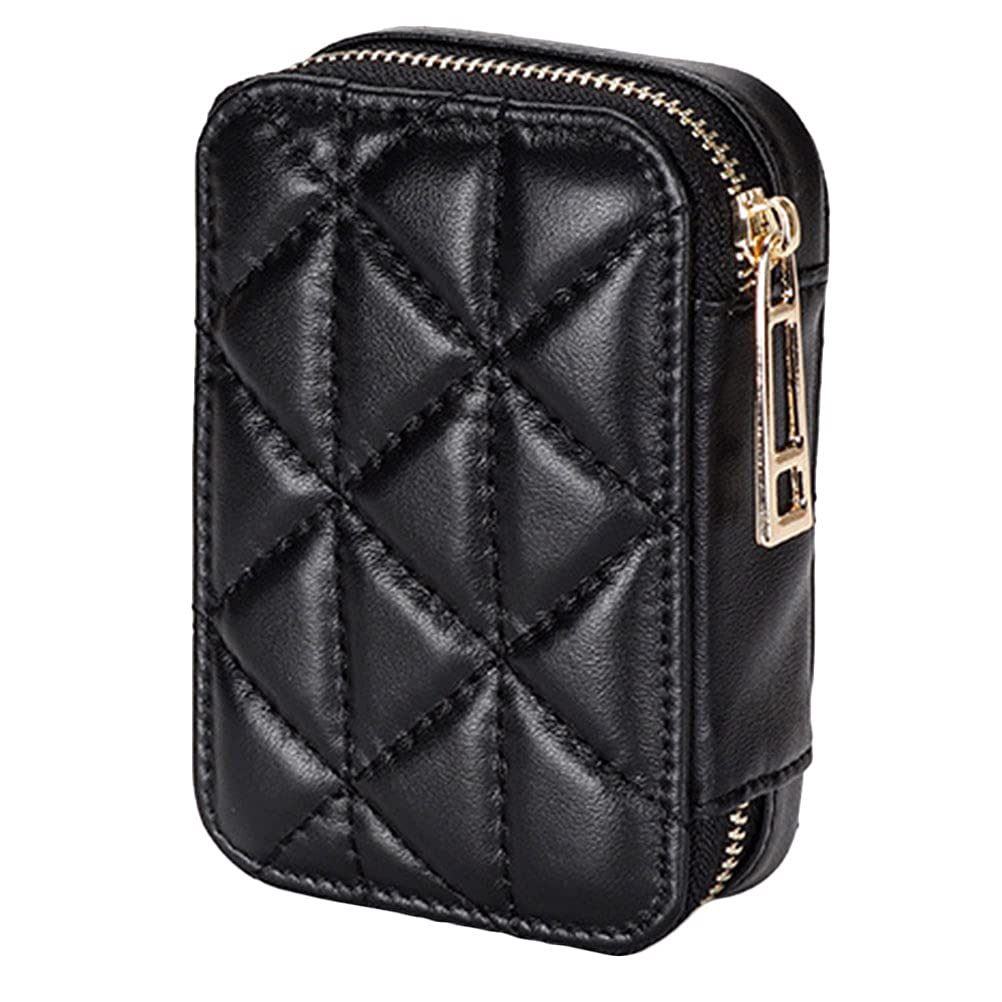 Lipstick Organizer with Mirror - Travel Makeup Case for Purse Storage