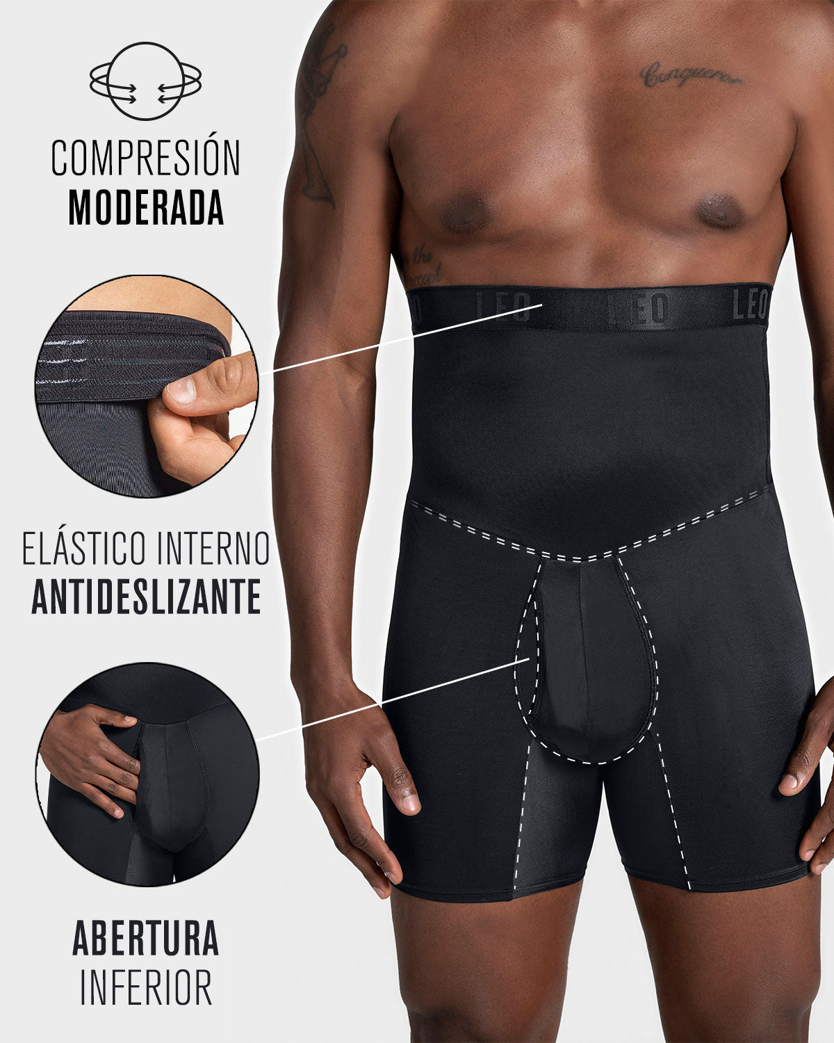 High Waisted Stomach Shaper Boxer Briefs for Women - Tummy Control Underwear for Workout & Everyday Wear - Comfortable Shapewear for Yoga, Running & Office
