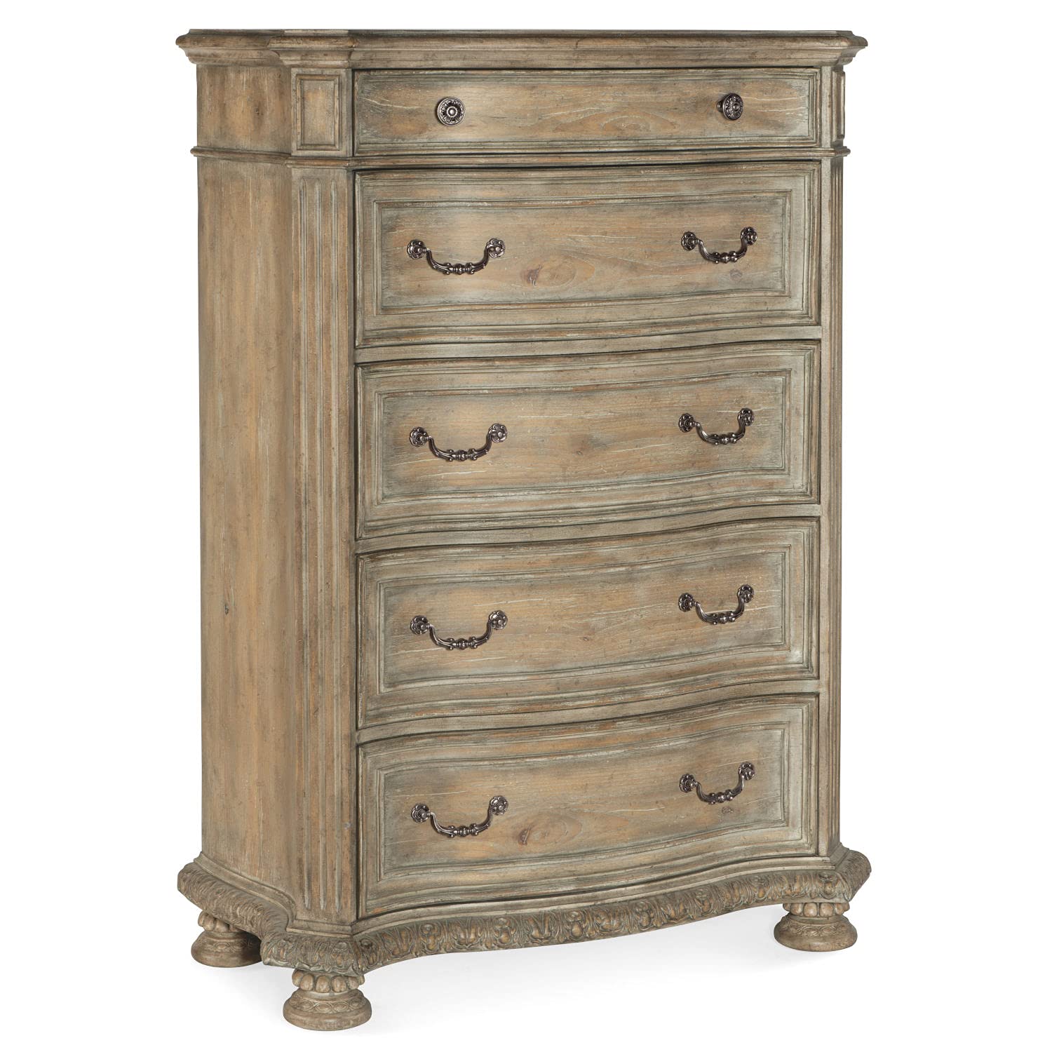 Hooker Furniture Castella 5-Drawer Chest for Bedroom - Stylish Storage Solution for Clothes, Linens & Accessories | Perfect for Master Bedroom, Guest Room & Dorm Organization
