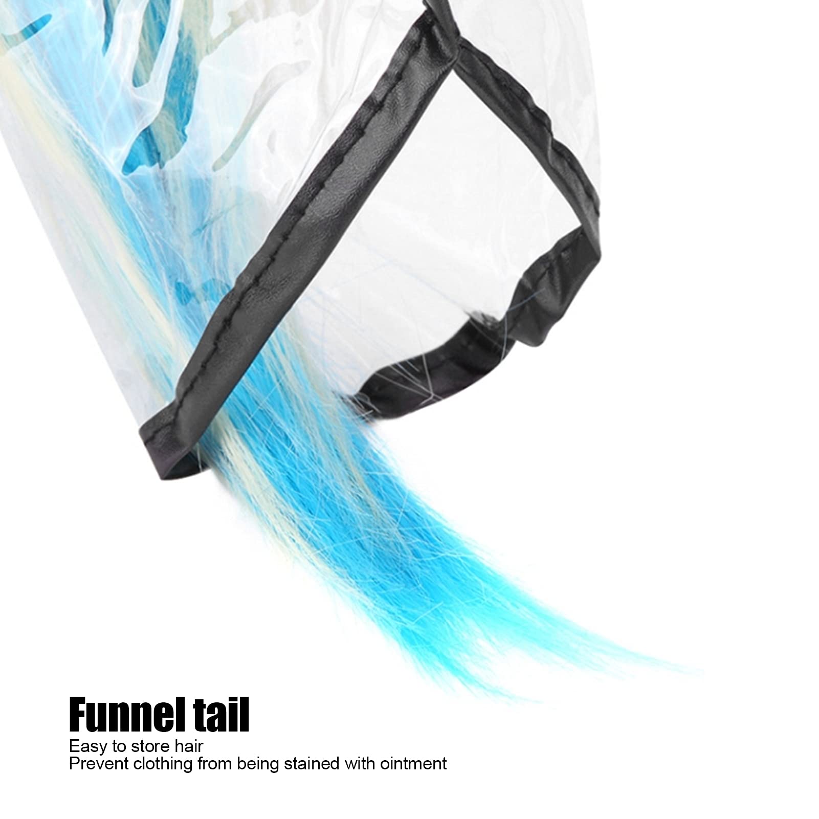 Shampoo Hair Funnel for Hair Dyeing & Washing - Comfortable Salon & Home Use Hair Rinse Cape Accessory for Elderly & Handicapped - Perfect for Home Hair Care, Salon Treatments & Bed Bathing
