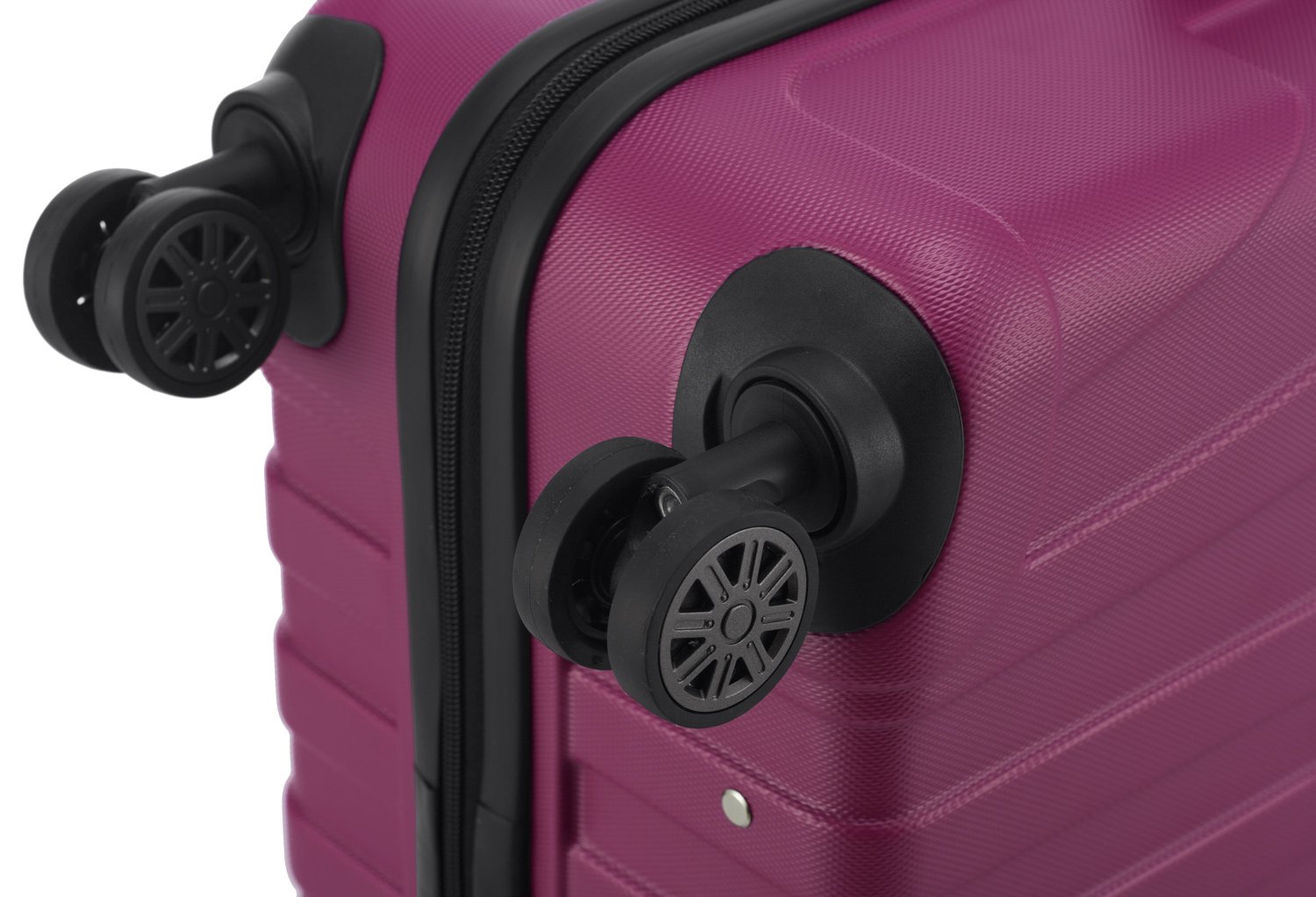 Suitline 3-Piece Pink Luggage Set - Lightweight Spinner Suitcases for Women & Men, Perfect for Travel, Business Trips & Vacations