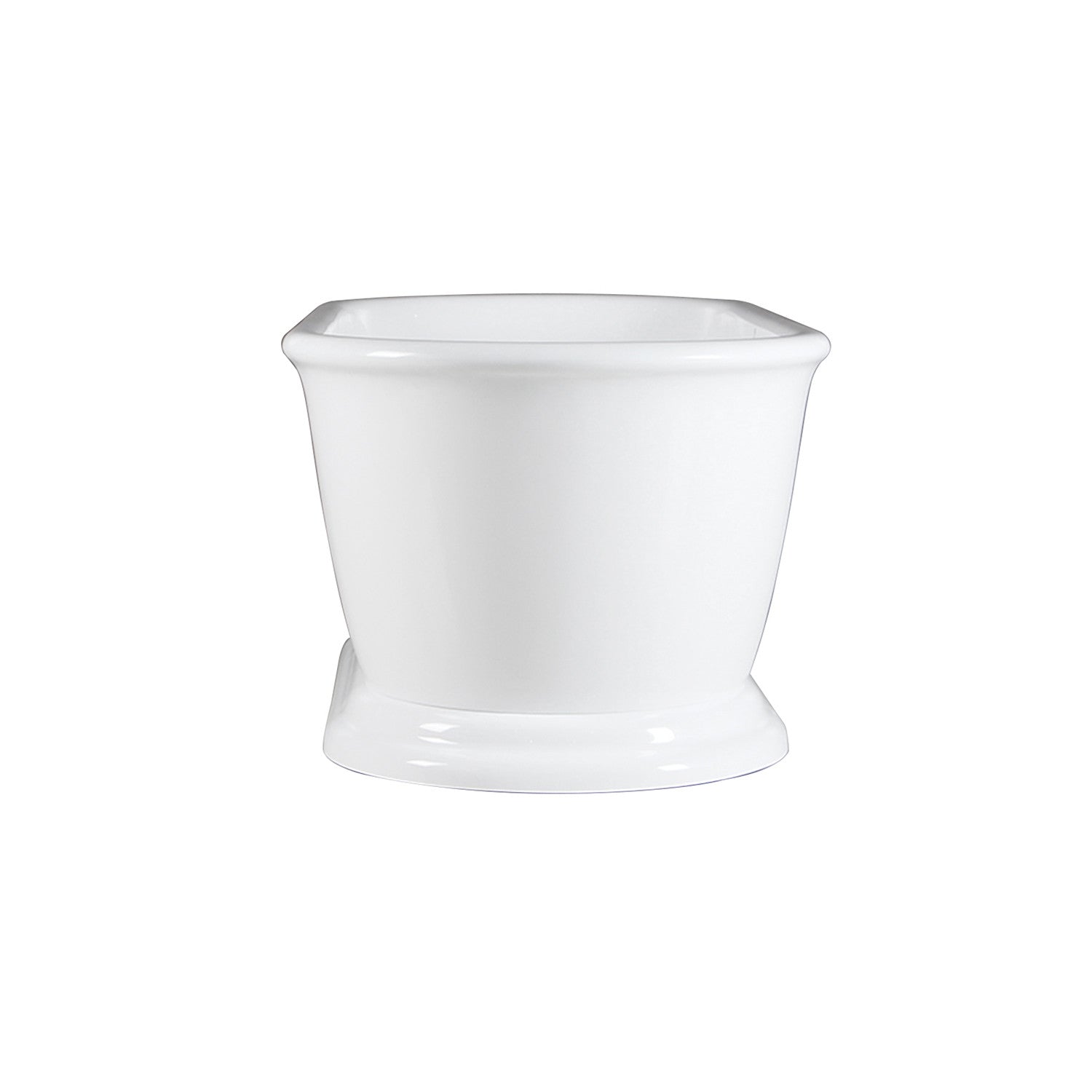 Aqua Eden 71 Inch Acrylic Oval Double-Ended Freestanding Bathtub - Glossy White Pedestal Soaking Tub with Drain (No Faucet Holes) | Luxury Bathroom Centerpiece for Spa-Like Relaxation