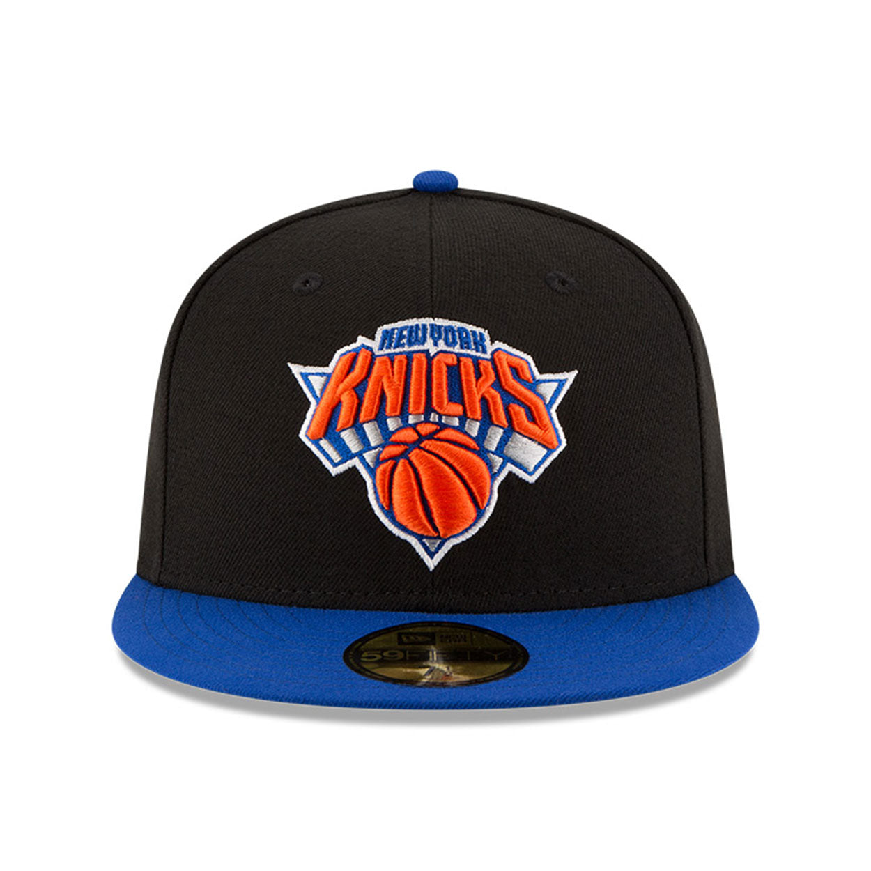 New Era 59Fifty New York Knicks Snapback Hat - Black & Royal Blue Adjustable Baseball Cap for Men & Women - Perfect for Basketball Games, Streetwear Fashion & Sports Fans