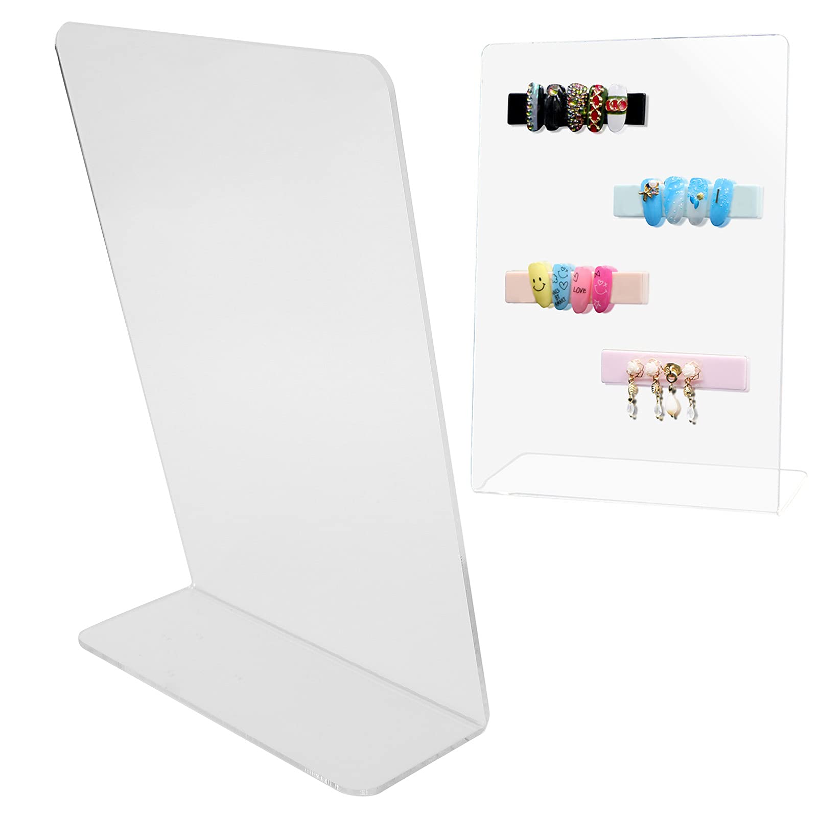 Eco-Friendly Acrylic Nail Tip Display Board - Professional Nail Tip Showing Stand for Nail Salons, Nail Art Schools & Home Use | Perfect for Organizing, Showcasing & Selling Nail Tips