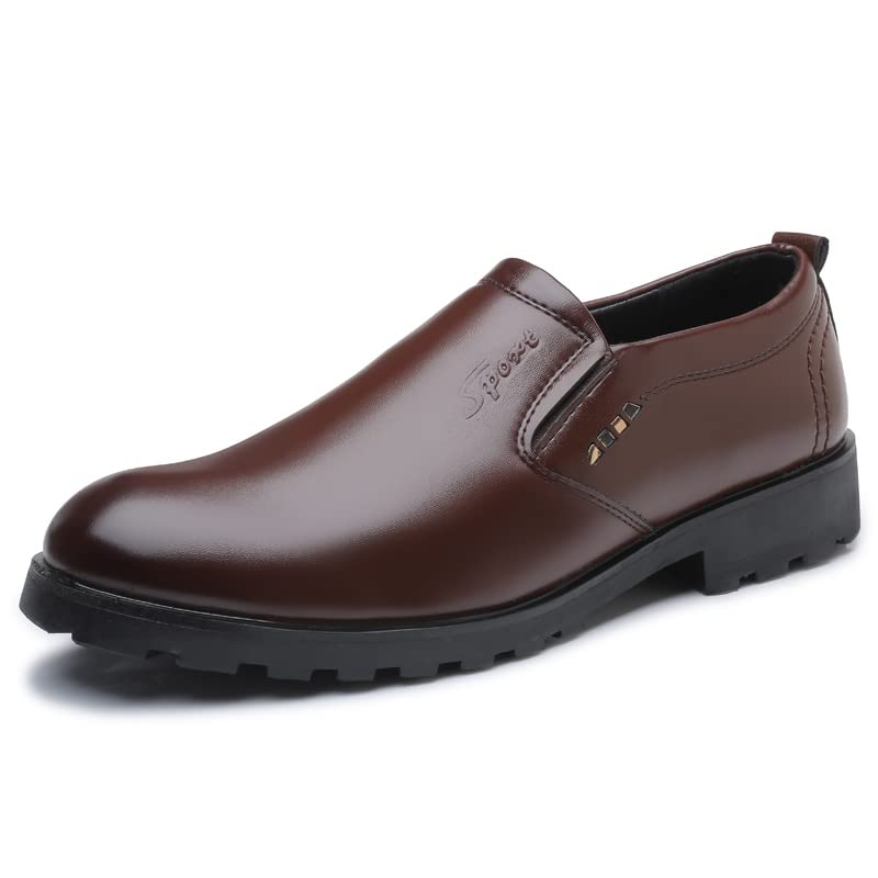 Men's Breathable Slip-On Loafers - Comfortable Formal Dress Shoes for Business & Casual Wear - Perfect for Office, Weddings & Special Occasions