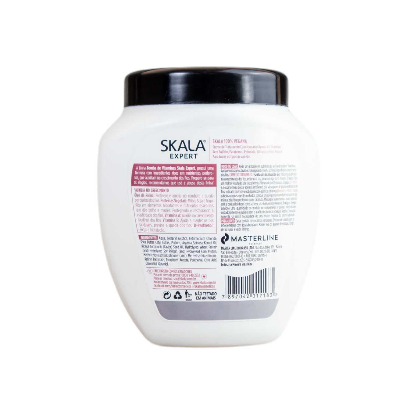 Skala Vitamin Treatment Cream with Pump - Deep Hydrating Hair Care for Dry & Damaged Hair - Perfect for Salon & Home Use