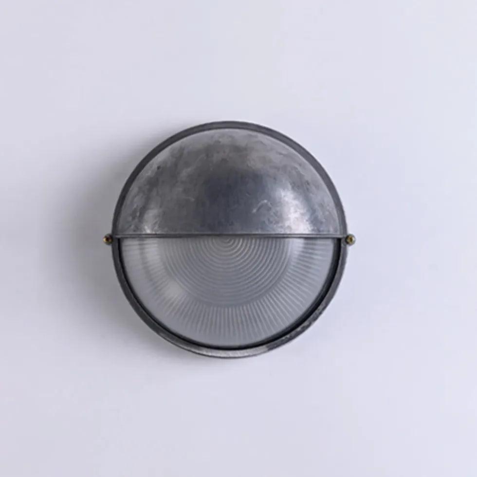 Modern Geometric Silver Industrial Outdoor Wall Lights - Waterproof & Durable for Patio, Garden, Porch, and Exterior Home Lighting