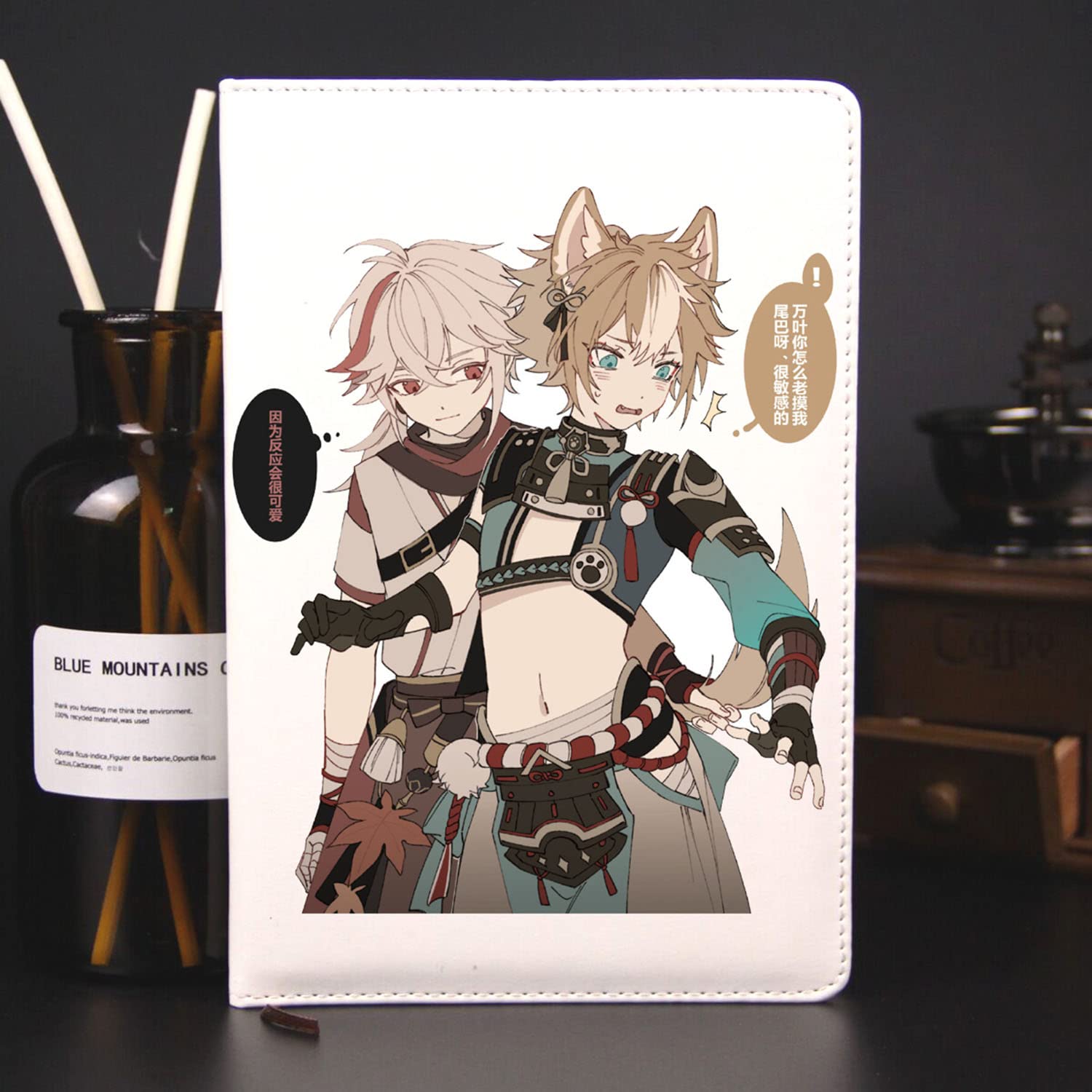 Genshin Impact Anime Notebook - Cute Cartoon Themed Notepad for School, Office & Journaling | Perfect for Students, Work & Gift Giving