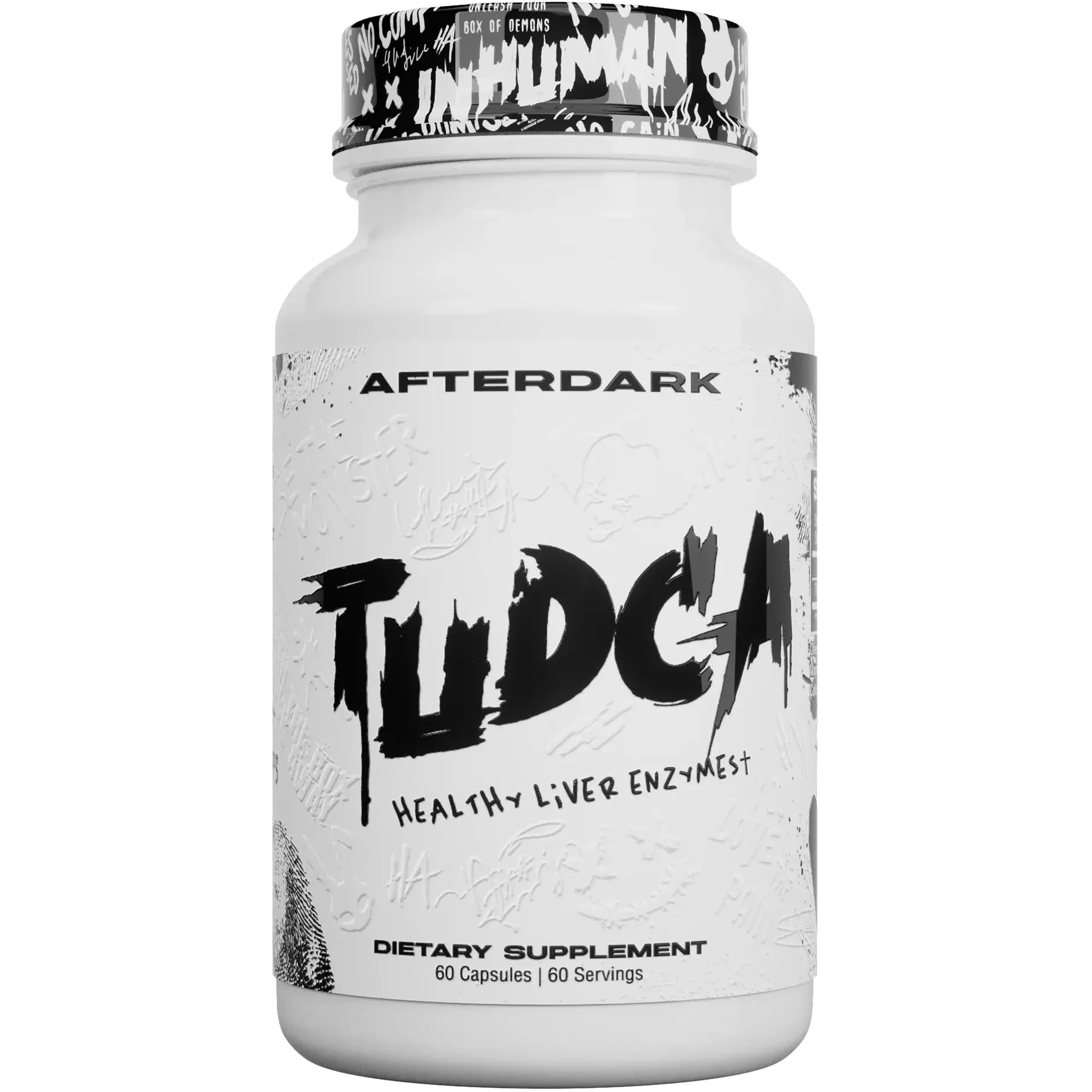 Afterdark TUDCA Liver Support Supplement - 500mg Capsules for Detox & Digestive Health - Ideal for Liver Cleanse, Hangover Relief & Gut Wellness