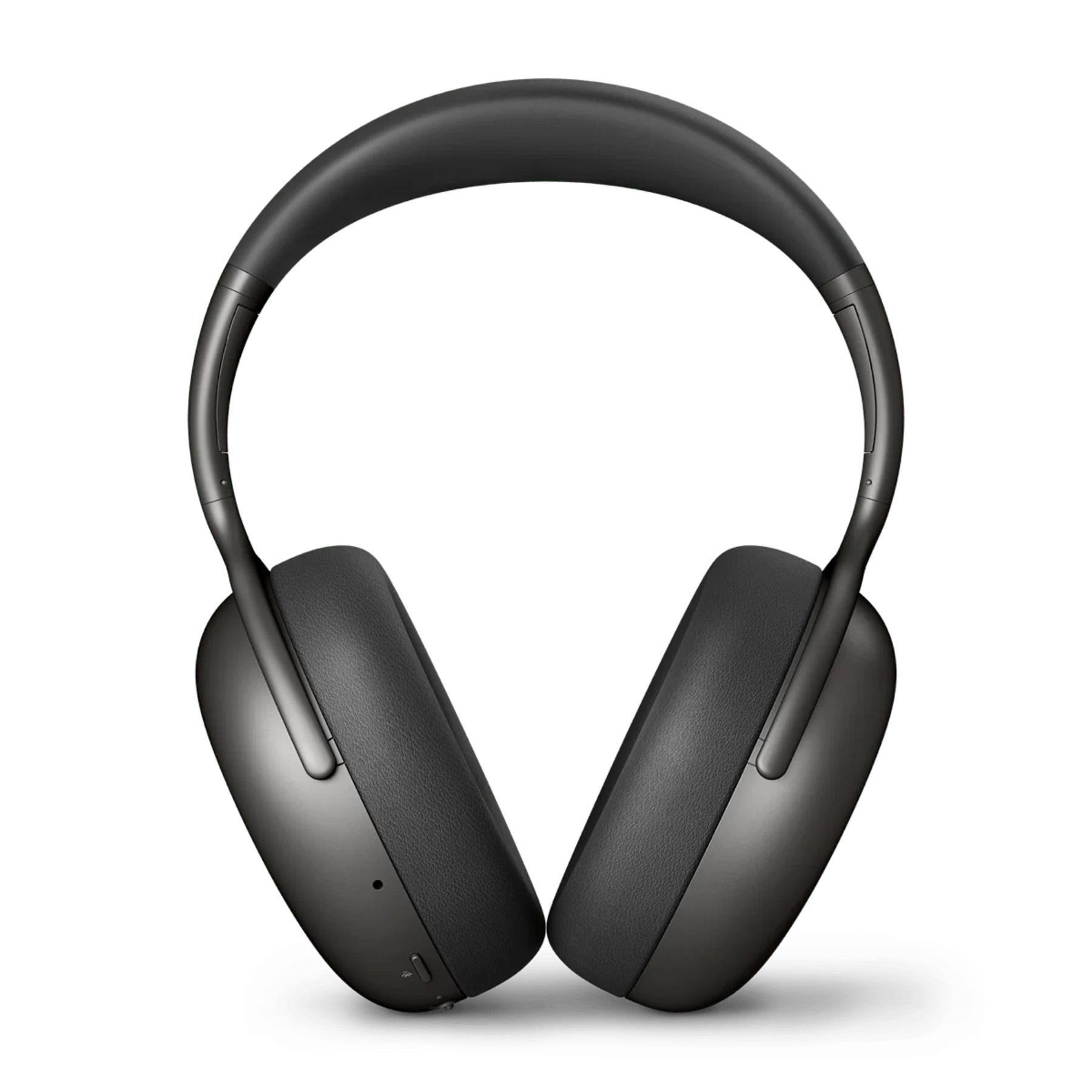 KEF Mu7 Premium Noise Cancelling Wireless Headphones - Charcoal Grey | Hi-Fi Sound, Bluetooth 5.1, 40H Playtime | Perfect for Travel, Work & Home Entertainment
