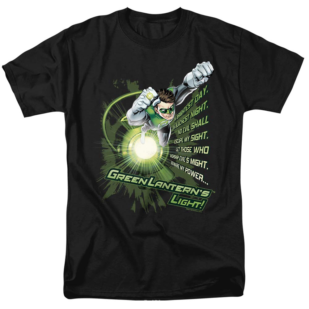 Green Lantern Flying Oath Unisex T-Shirt for Men & Women | Superhero Graphic Tee | Casual Wear & Cosplay Costume