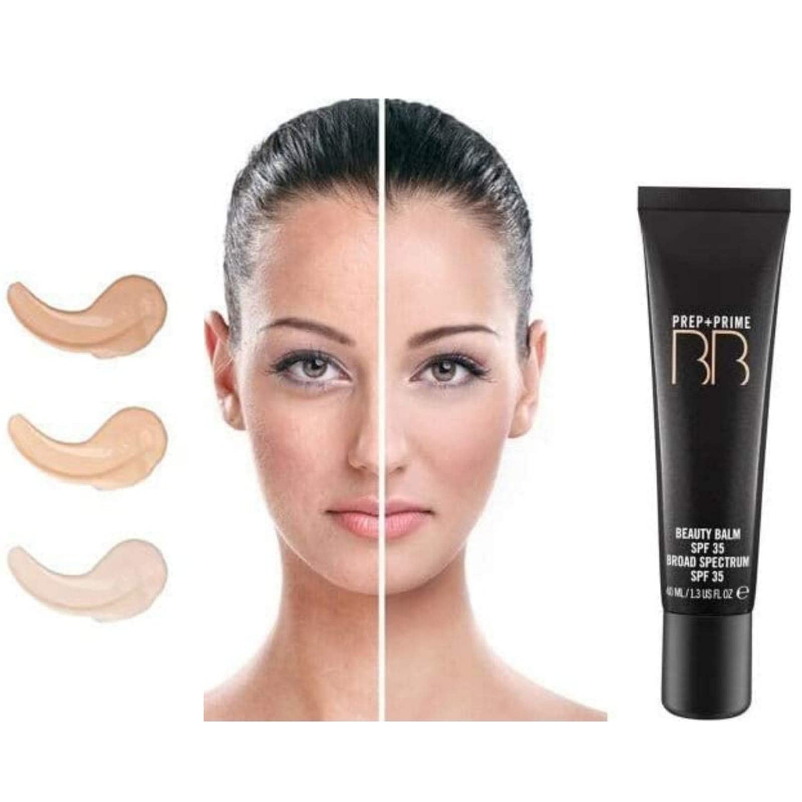 Premium COSMAC Makeup Kit Set of 10 - BB Cream, 24K Gold Face Serum, Green Tea Mask, Waterproof Eyeliner & Mascara, Loose Powder, Lipstick, Makeup Fixer, False Lashes & Beauty Blender - Complete Cosmetic Collection for Daily Makeup & Professional Looks