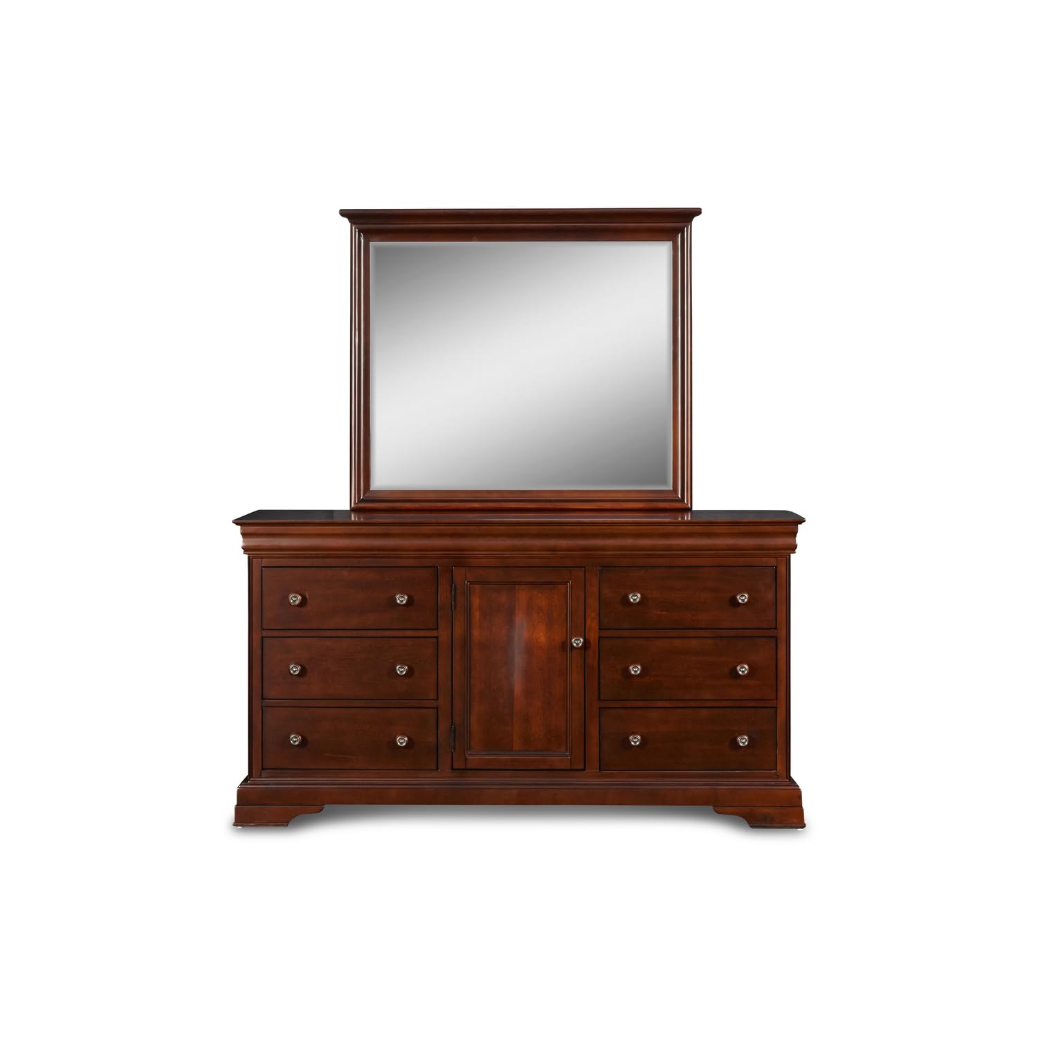 Versailles Bordeaux Dresser - Classic French Style Wooden Chest of Drawers for Bedroom & Living Room Storage | Elegant Home Decor & Furniture