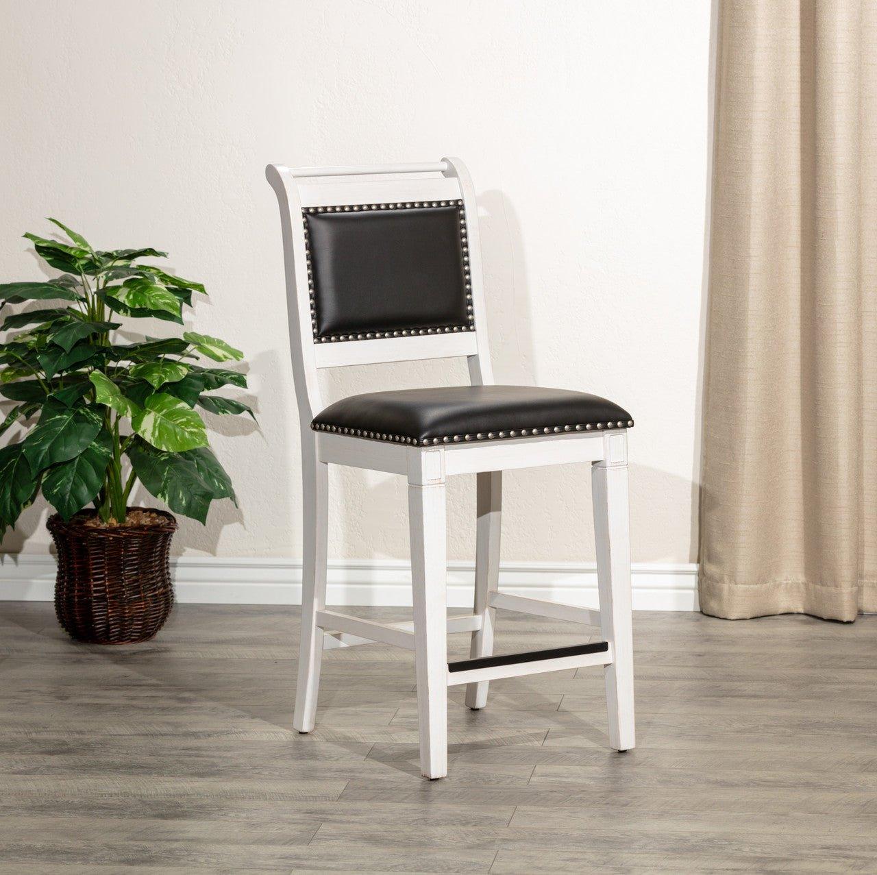 Centennial 30-Inch Bar Stool & 24-Inch Counter Stool Set - Modern Kitchen & Dining Room Furniture for Home, Bar, Restaurant & Cafe Use