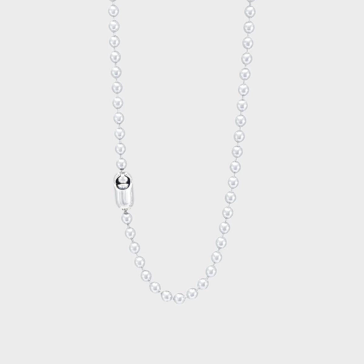 Stylish Poplock Ball Chain Necklace - 30 Inch Trendy Jewelry for Women & Men | Perfect for Layering, Everyday Wear & Gift Giving