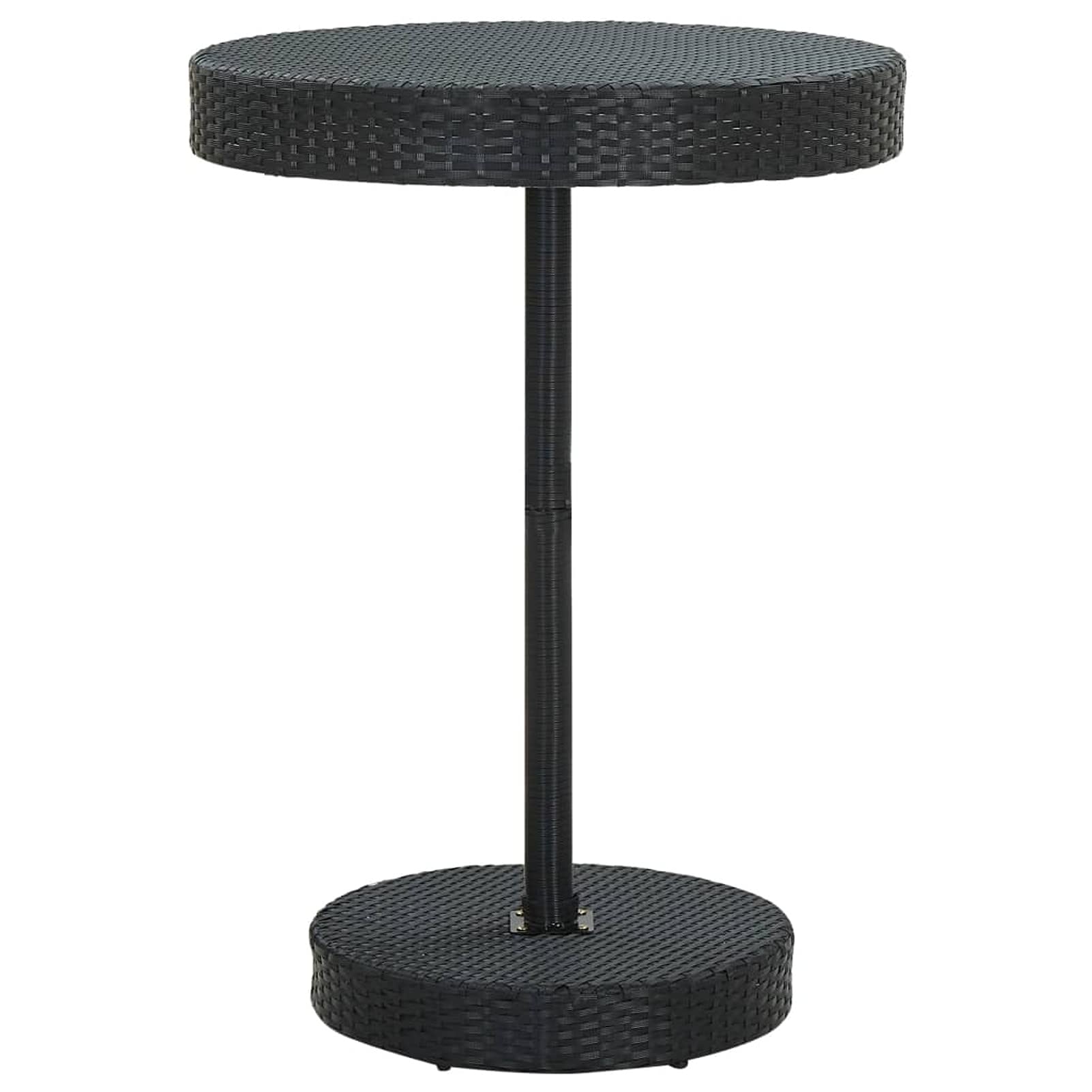 Weather-Resistant Steel Patio Side Table - 29.7