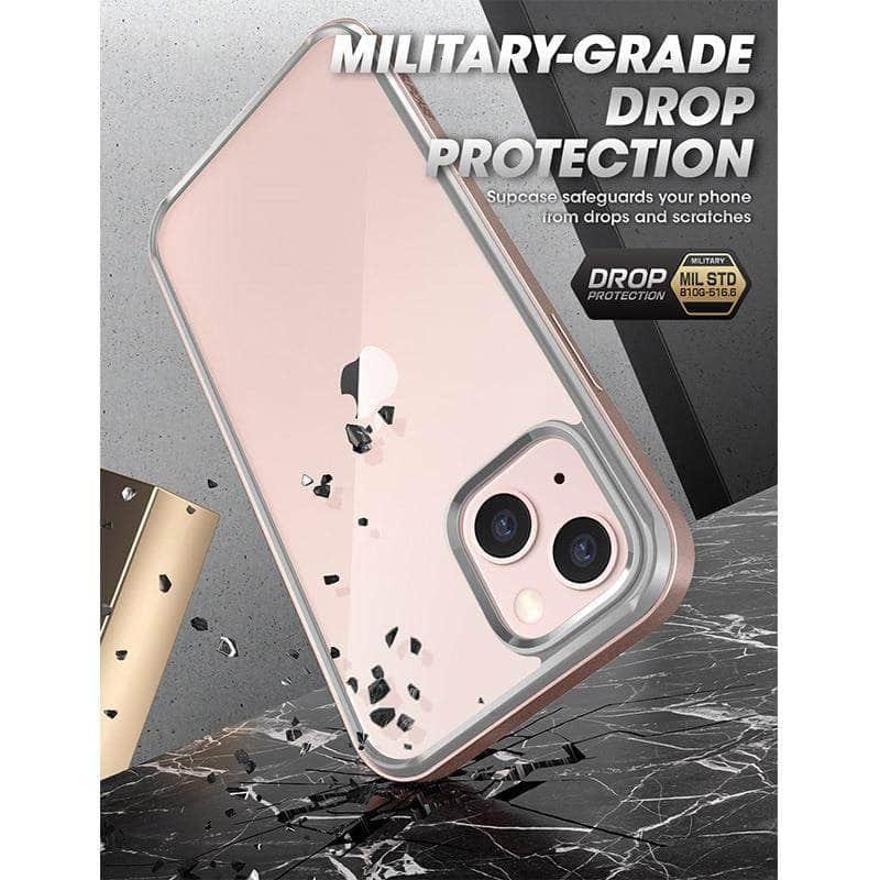 iPhone 13 Case with Built-in Screen Protector | SUPCASE UB Edge Clear Back Cover | Shockproof & Scratch Resistant | Perfect for Everyday Use, Travel & Outdoor Activities