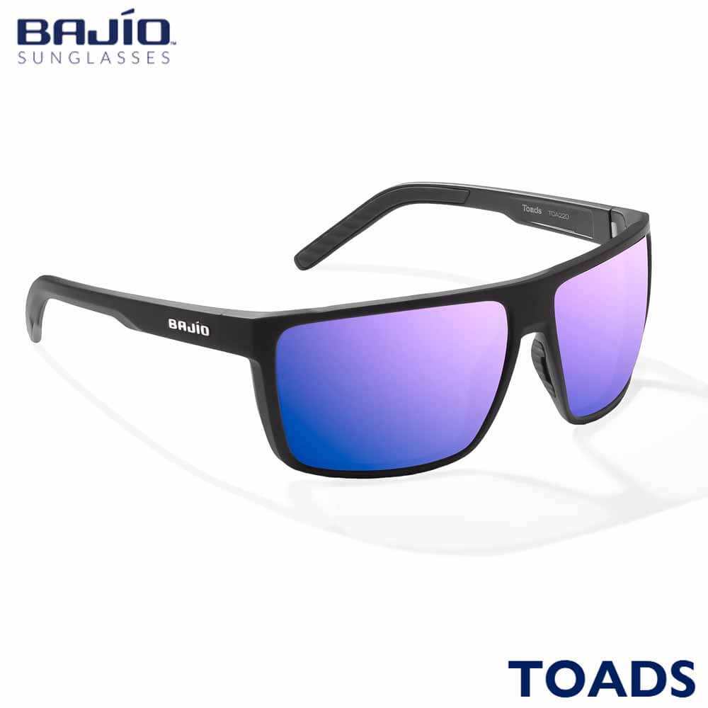 Bajio Toads Polarized Sunglasses for Men & Women - UV400 Protection, Lightweight Frame - Perfect for Driving, Fishing & Outdoor Activities