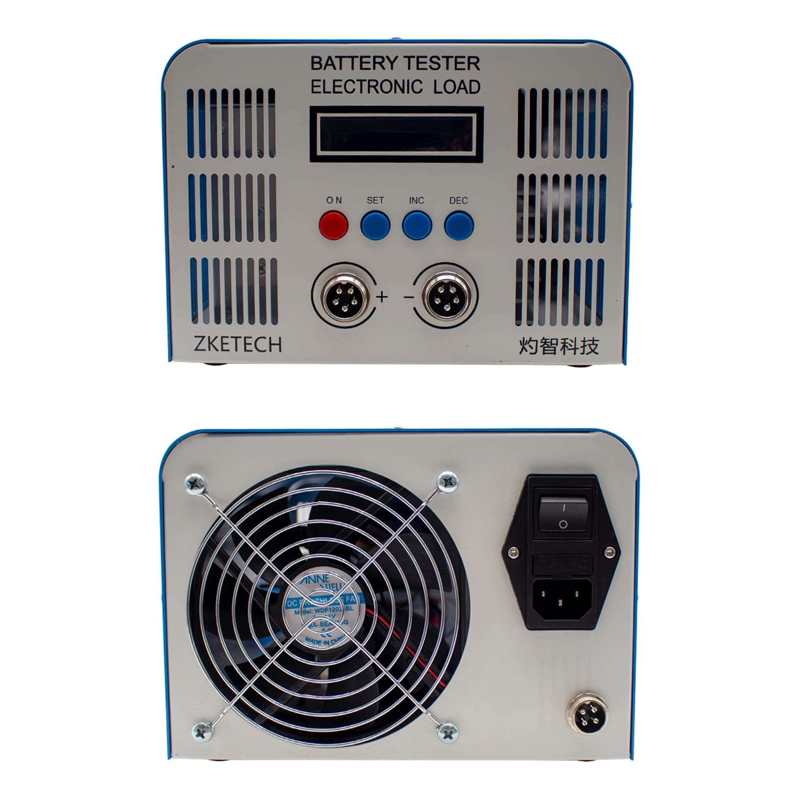 iDili BC-A40L 40A Large Current Lithium Battery Tester - 5V Charge Discharge Capacity Analyzer, 110V AC Power for LiFePO4/Li-ion Battery Cycling Test | Perfect for EV, Solar Storage & RC Battery Maintenance