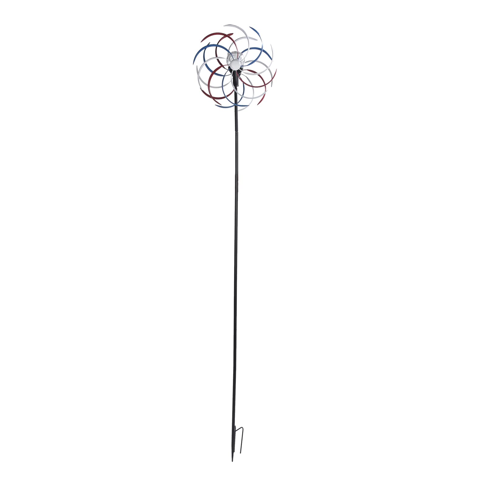 Eulbevoli Solar Powered Garden Wind Spinners - Colorful Outdoor Windmill Decor for Yard, Lawn, and Patio - Perfect for Garden, Backyard, and Landscape Decoration