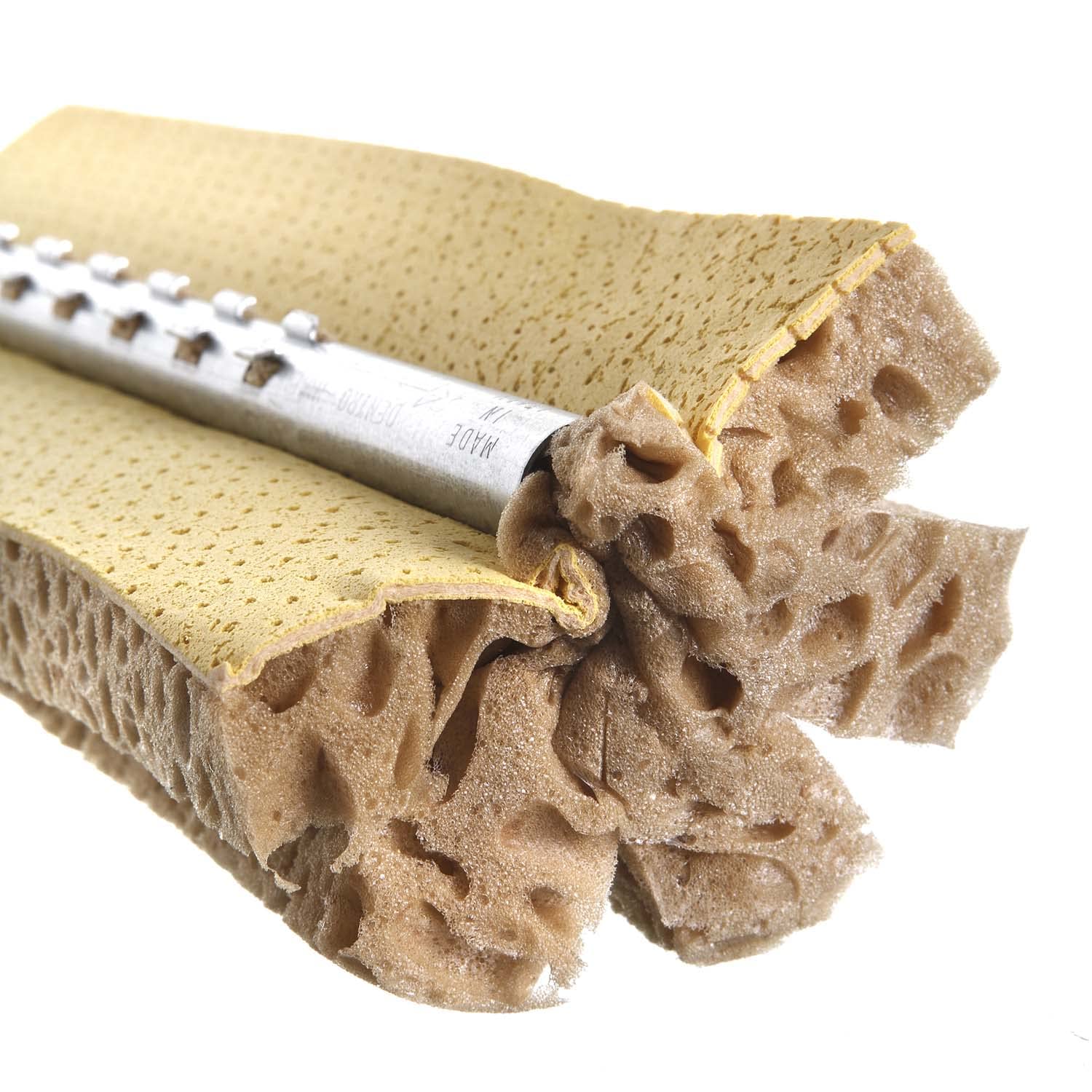 Squizzo 5-Blade Mop Refill Sponge - Beige, 25 x 30 x 30 cm - Replacement Pads for Easy Floor Cleaning - Perfect for Hardwood, Tile & Laminate Floors