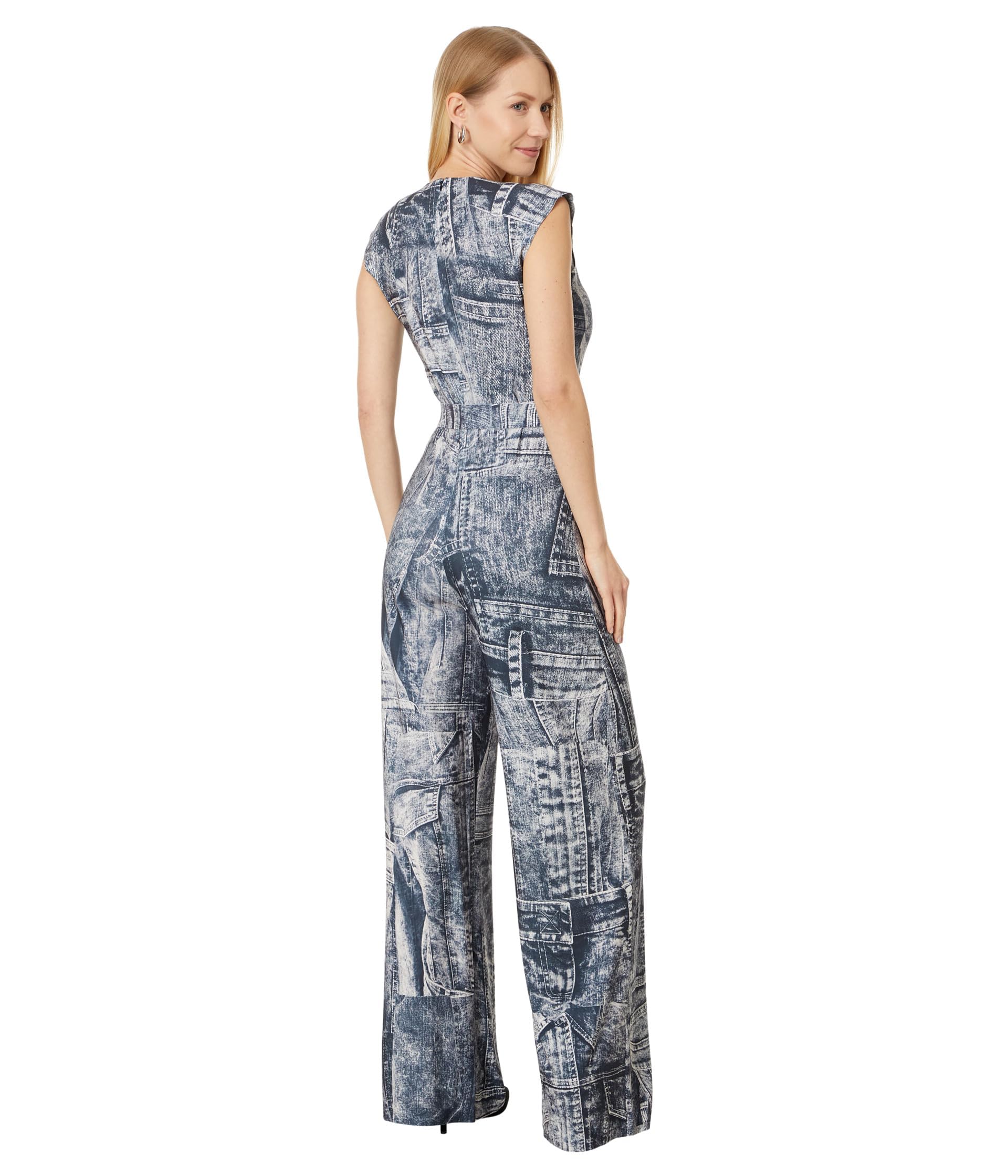 Norma Kamali Women's Sleeveless Jumpsuit - Stylish One-Piece Romper for Summer, Casual Wear & Beach Outfits | Perfect for Vacations, Parties & Date Nights