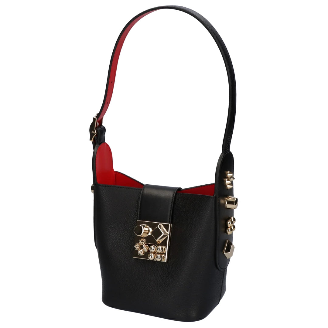 Christian Louboutin Carasky Mini Bucket Bag - Luxury Designer Crossbody Purse for Women | Perfect for Date Night, Parties & Evening Events