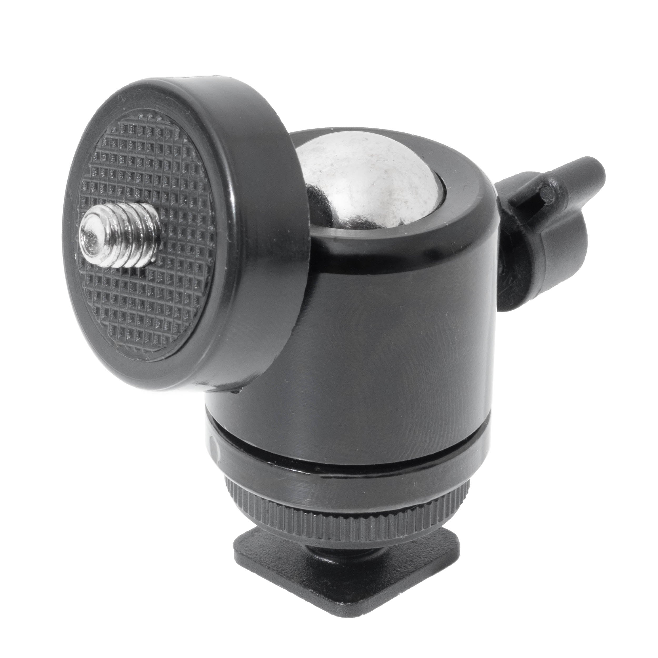 Multifunctional Mini Ball Head with Hot Shoe Mount - Compact Tripod Adapter for DSLR Cameras, Smartphones & Action Cameras - Perfect for Vlogging, Photography & Outdoor Adventures