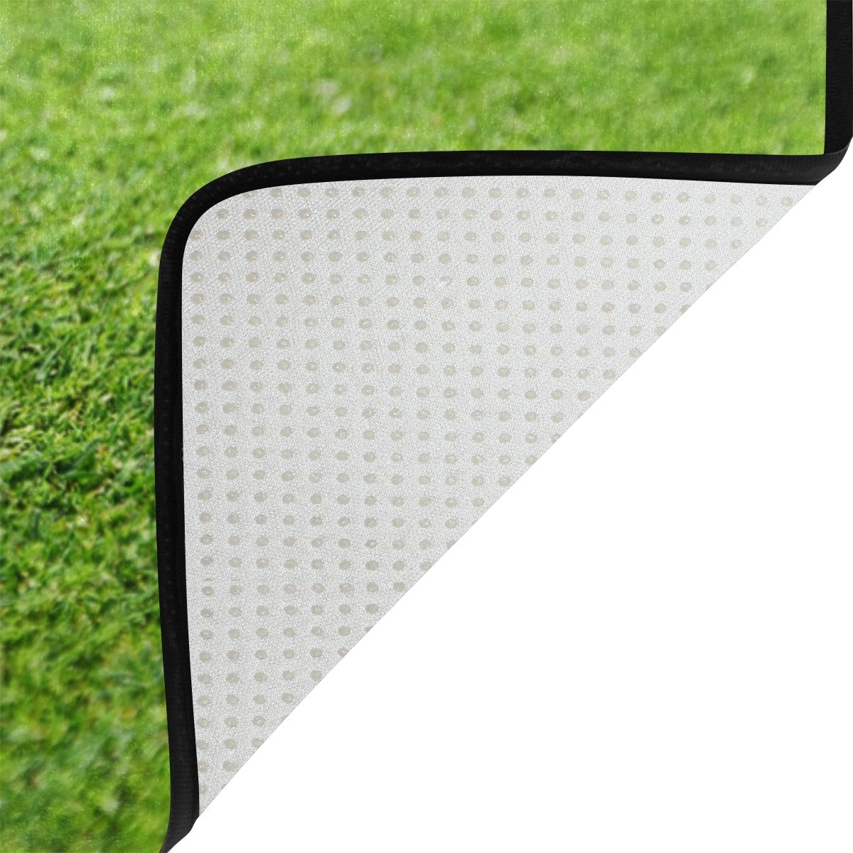 ALAZA Cute Golf Ball Design Doormat - Non-Slip Indoor/Outdoor Entrance Mat for Home, Bathroom & Patio - 23.6 x 15.7 Inch - Perfect for Golf Lovers & Home Decor