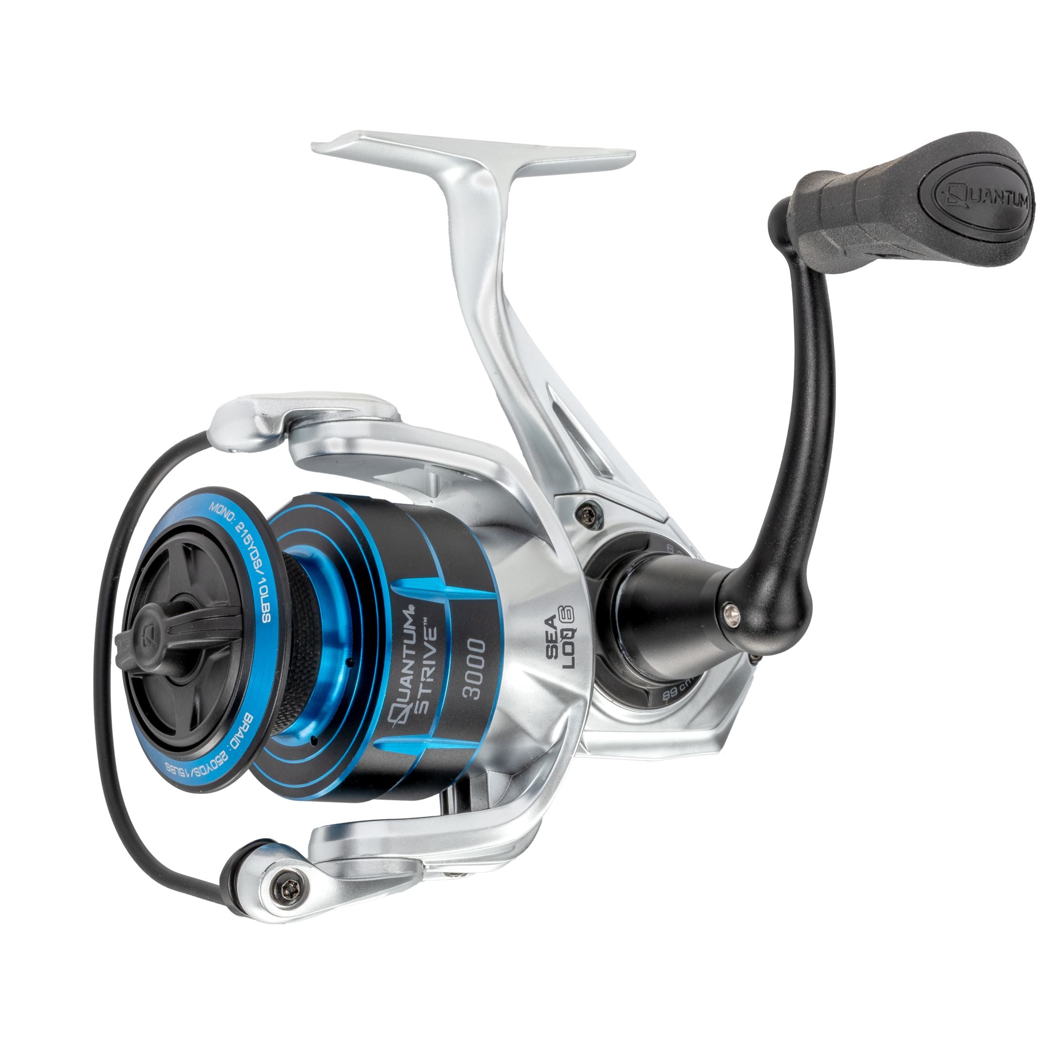 Quantum Strive Spinning Reel - High Performance Saltwater Fishing Reel with Smooth Drag System | Perfect for Offshore, Surf Fishing & Freshwater Angling