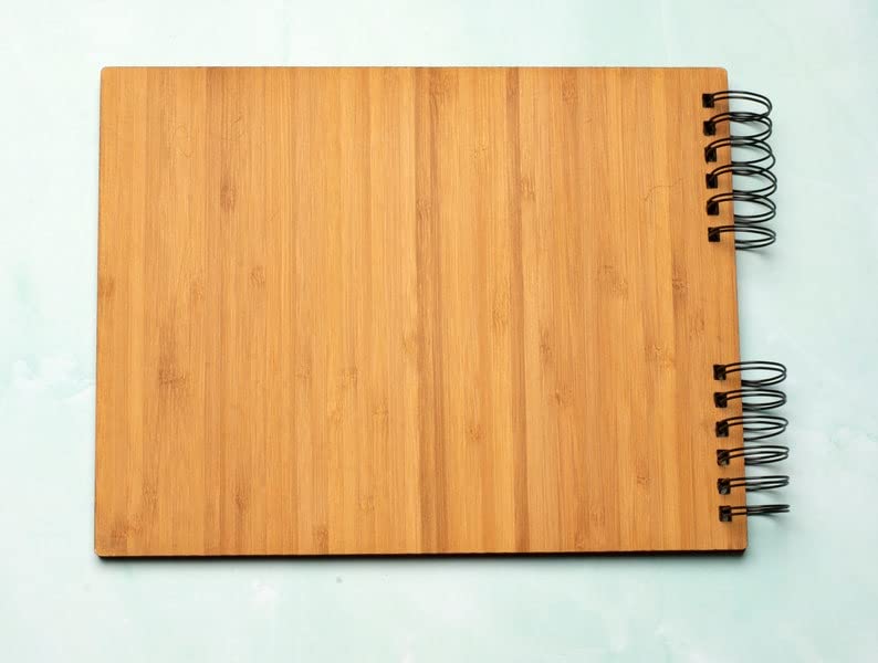 Personalized Sea Turtle Wood Photo Album - Custom Beach House Guest Book with Bamboo, Alder or Birch Cover - Handmade Wooden Notebook & Sketchbook for Wedding, Vacation & Memory Keeping
