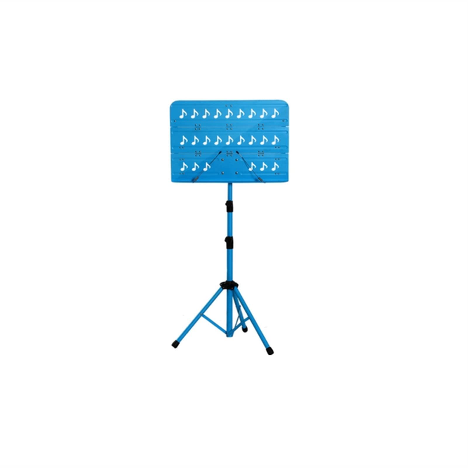 MEIYITIAN Adjustable Blue Folding Music Stand - Portable Sheet Holder for Guitar, Violin, Guzheng - Perfect for Home Practice, School Orchestra & Outdoor Performances