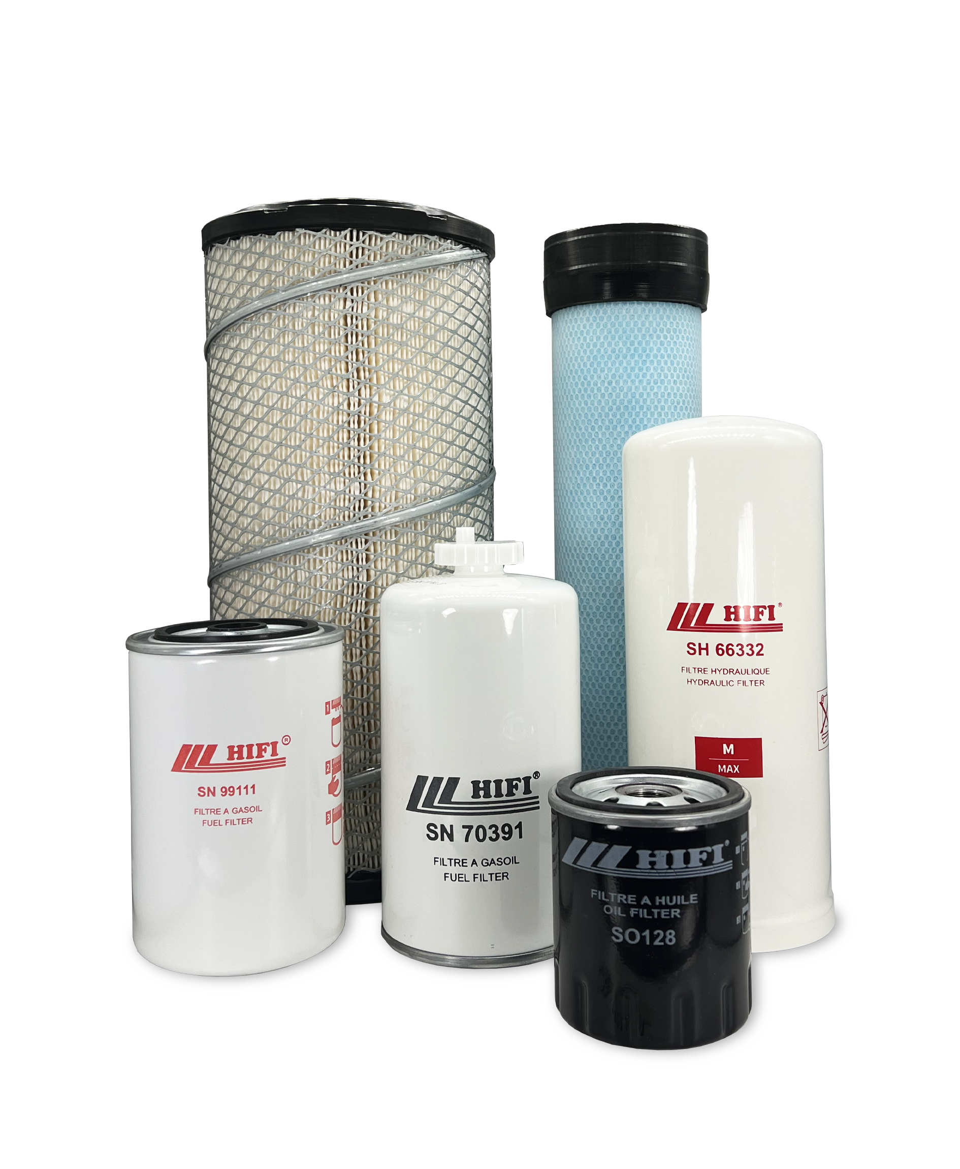 HERO® Maintenance Filter Kit for Terex R260S Skid Steer Loader - Air, Oil, Fuel & Hydraulic Filters - Perfect for Construction & Farm Equipment Maintenance