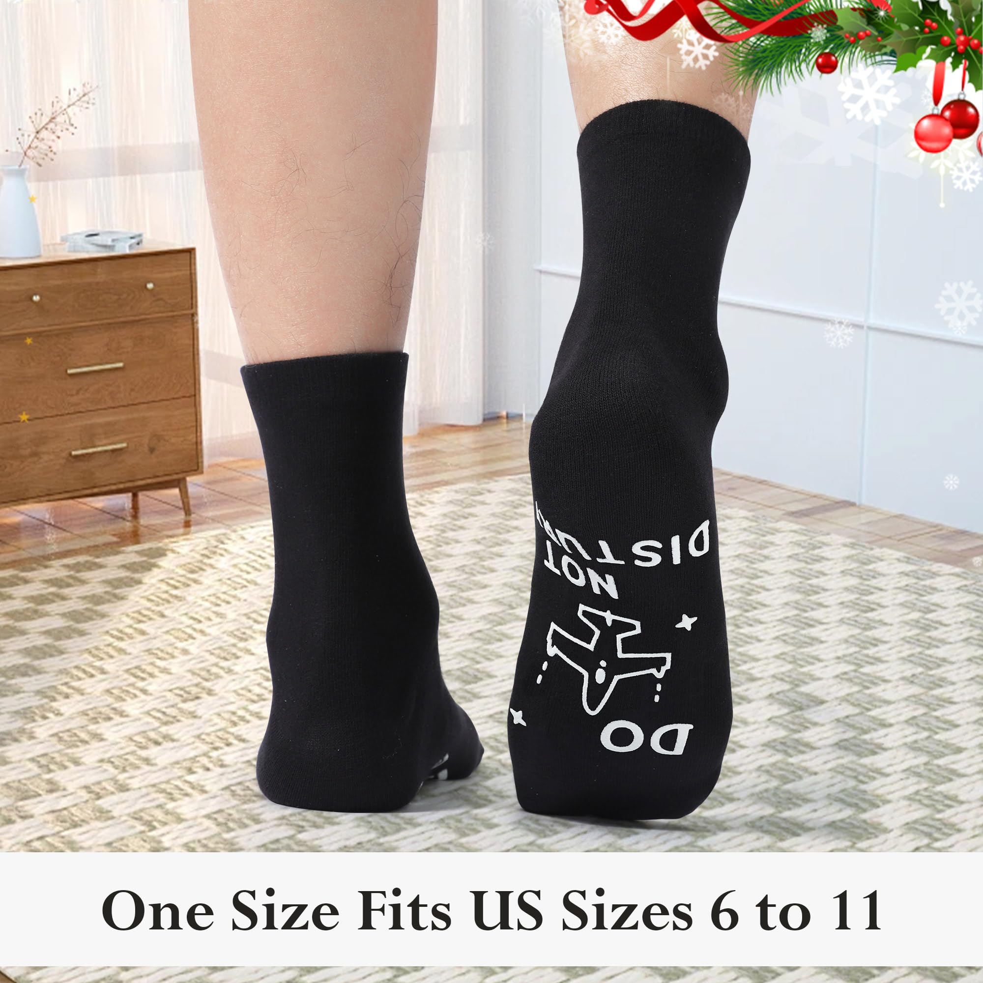 Honeysea Men's Funny Socks - Valentine's Day Gifts for Him, Birthday Gifts for Men, Dad, Boyfriend | Novelty Stocking Stuffers & Casual Wear Socks for Everyday Use