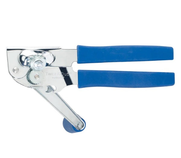 Winco CO 902 Soft Grip Twist & Out Can Opener - Easy-Open Manual Can Opener with Ergonomic Handle for Kitchen, Camping & Emergency Use