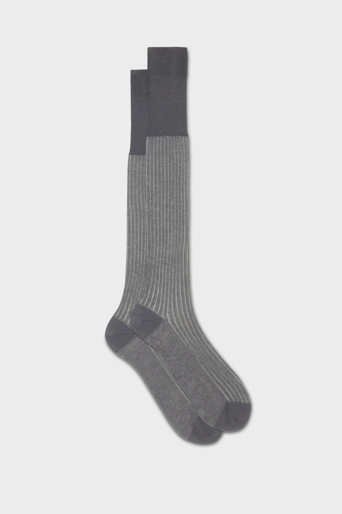 BRESCIANI Cotton Vanisee Socks for Men & Women - Soft Comfortable Casual Dress Socks in Brown/Beige - Perfect for Office, Business, Travel & Everyday Wear