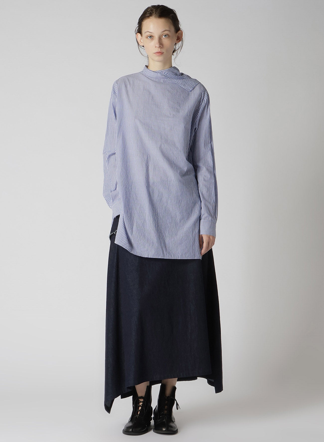 Stylish Cotton Stripe Back Tie Blouse for Women - Casual & Office Wear - Perfect for Summer Outfits and Layering
