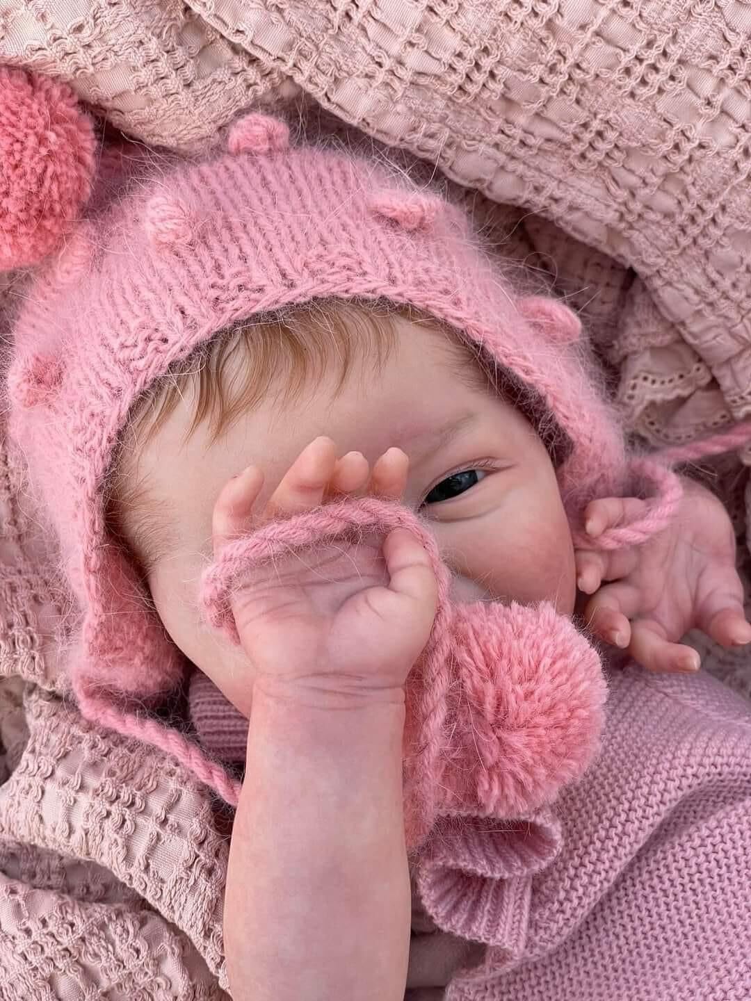 Lifelike Reborn Baby Doll 20 Inch - Realistic Newborn Baby Girl Doll with Soft Cloth Body & Sleeping Eyes - Perfect for Collectors, Gift Giving, and Therapy Use - Includes Toy Accessories
