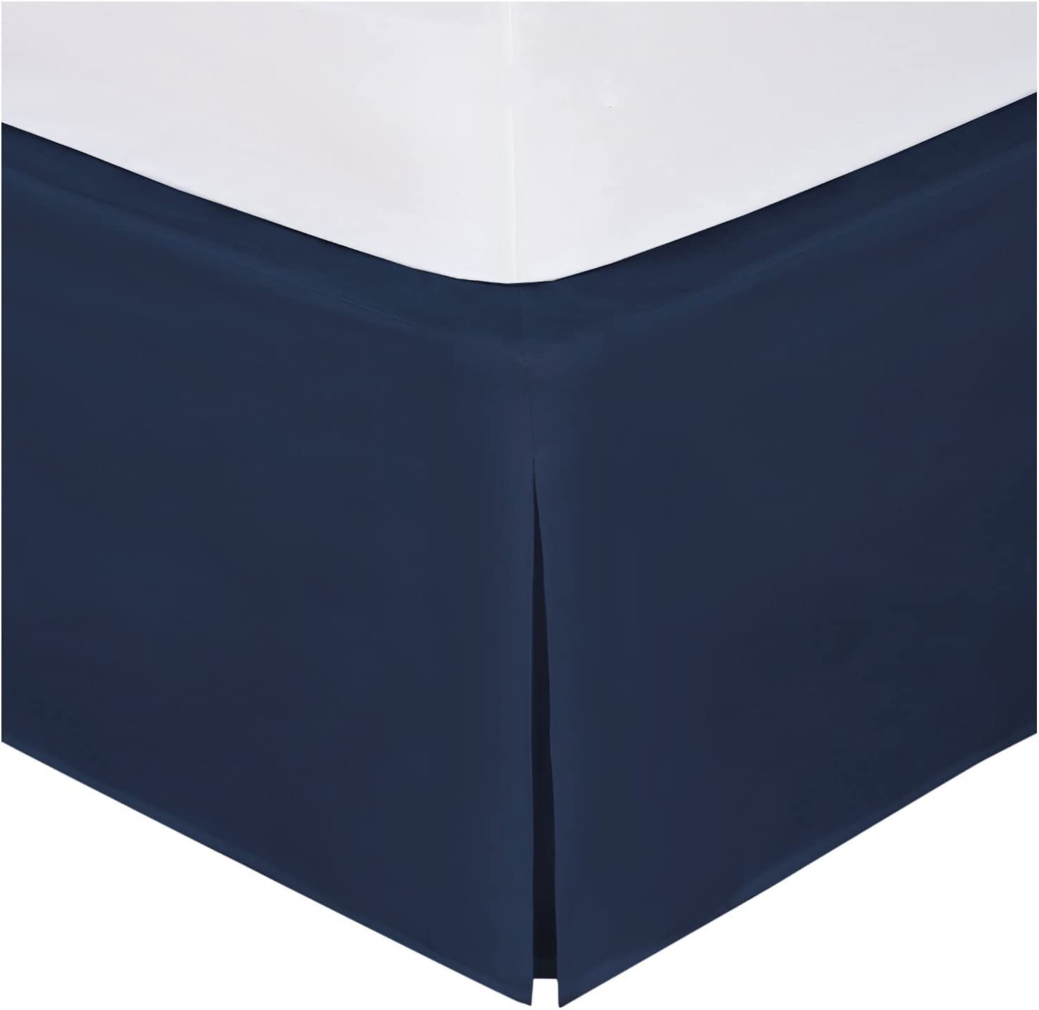 MK Collection Solid Pleated Bed Skirt - 14